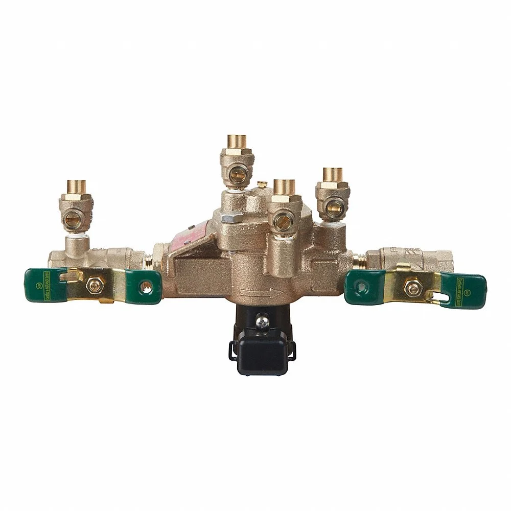 WATTS 1/2 009-QT Backflow Preventer, 009, 1/2 in, NPT, Bronze, 4 5/8 Inch Height | CU9TTV 793HF6