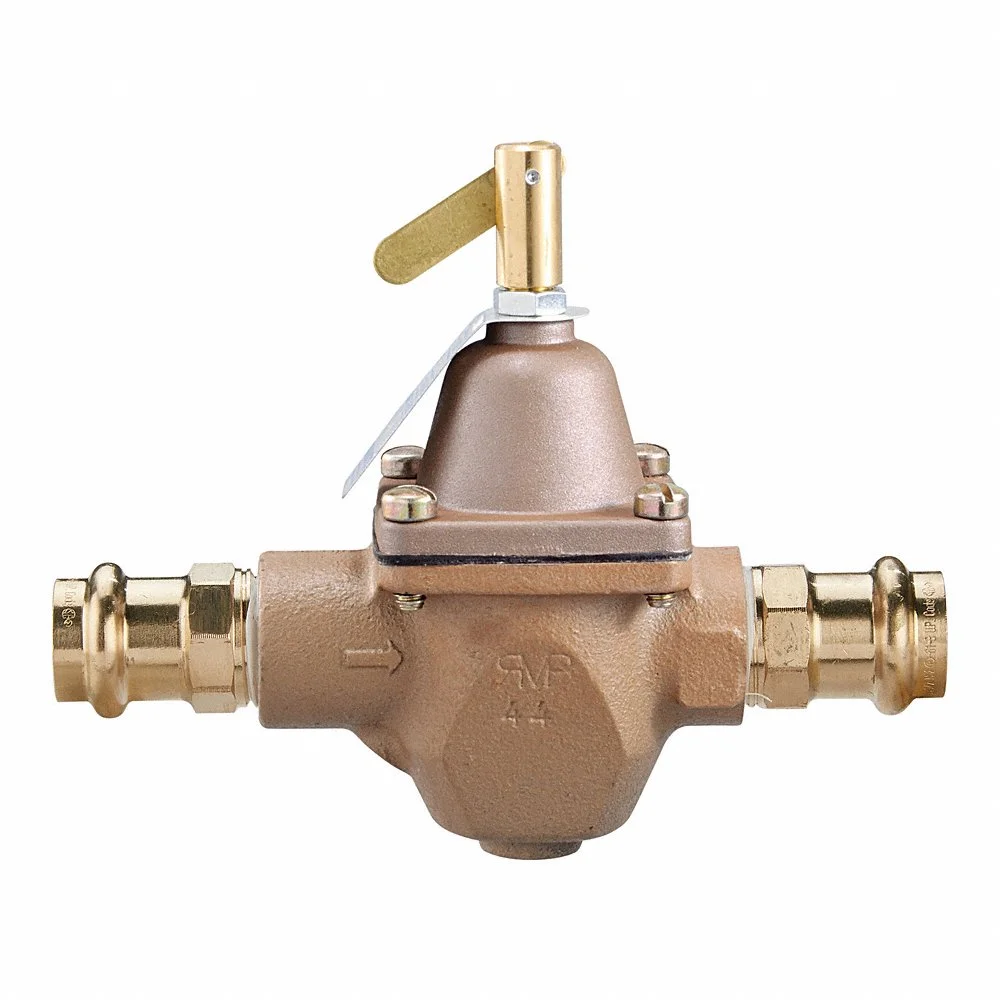 WATTS 1/2 1156F-PRESS Regulator Feed Water Pressure Regulator, 1156F, Bronze, 1/2 Inch Size, Press, Strainer | CU9TYW 429J16