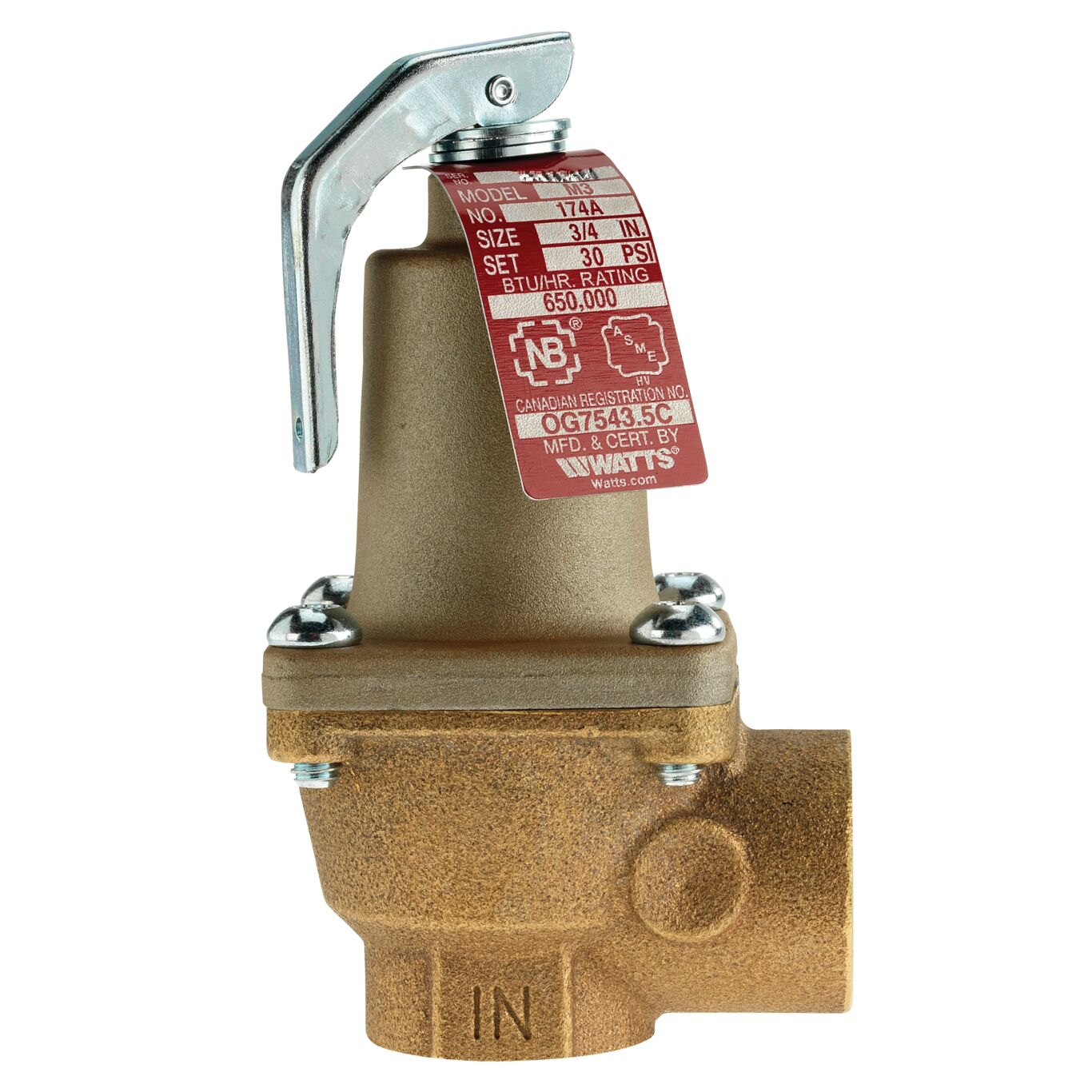 WATTS 174A-030 3/4 2