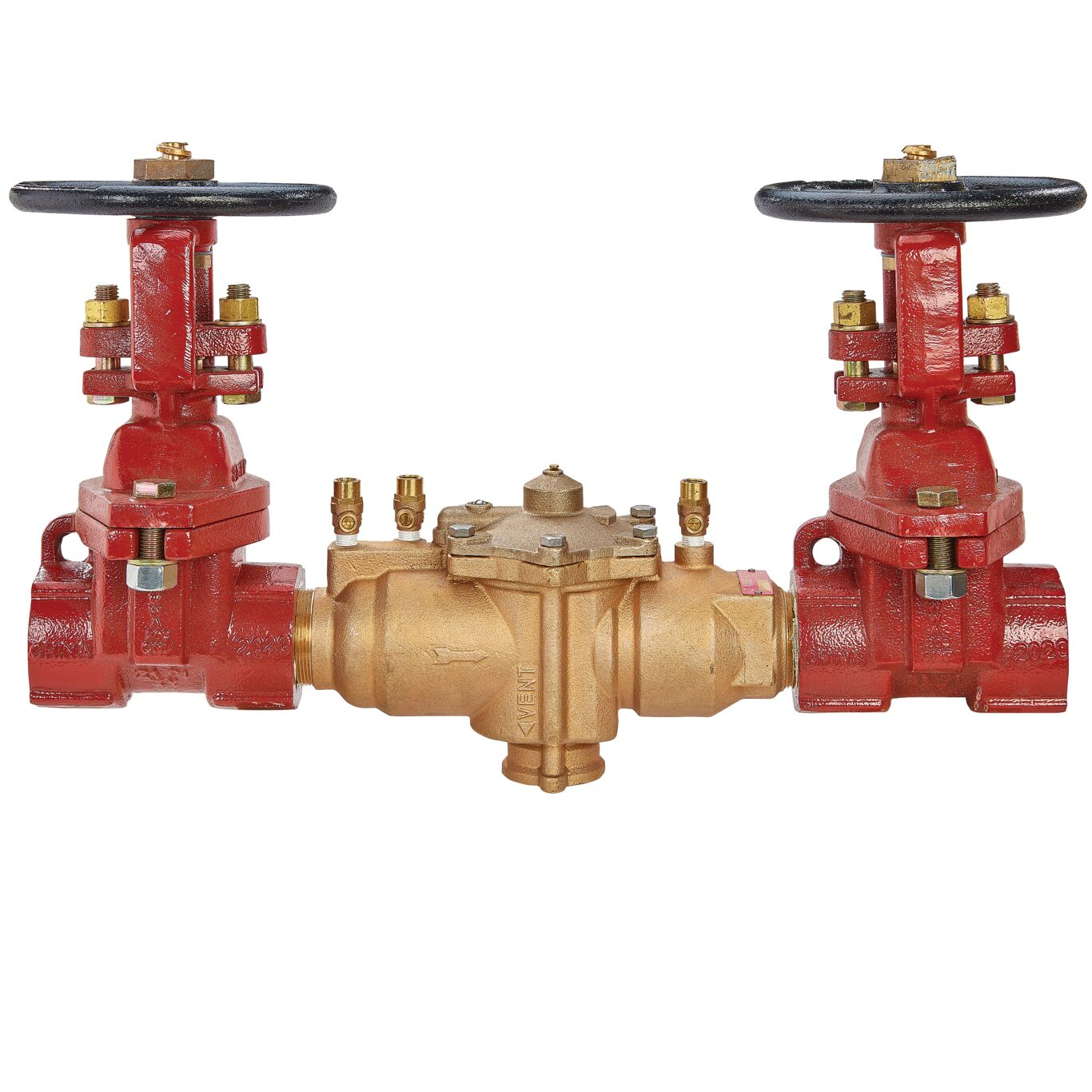 WATTS 4000B-OSY 2 Reduced Pressure Zone Backflow Preventer Assembly, 2 Inch Size, Bronze | BY4JGQ 0691390