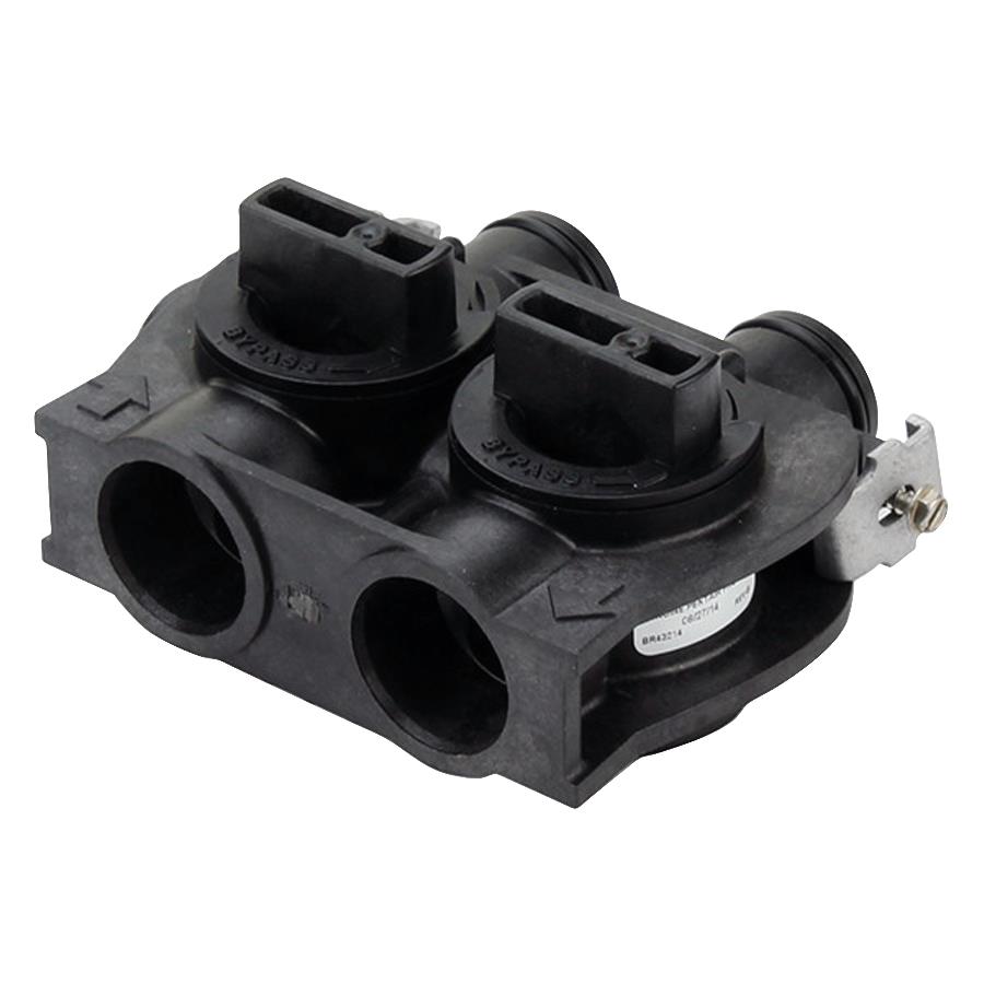 Bypass Valve For Water Softener 1 Inch Male National Pipe Thread, Plastic