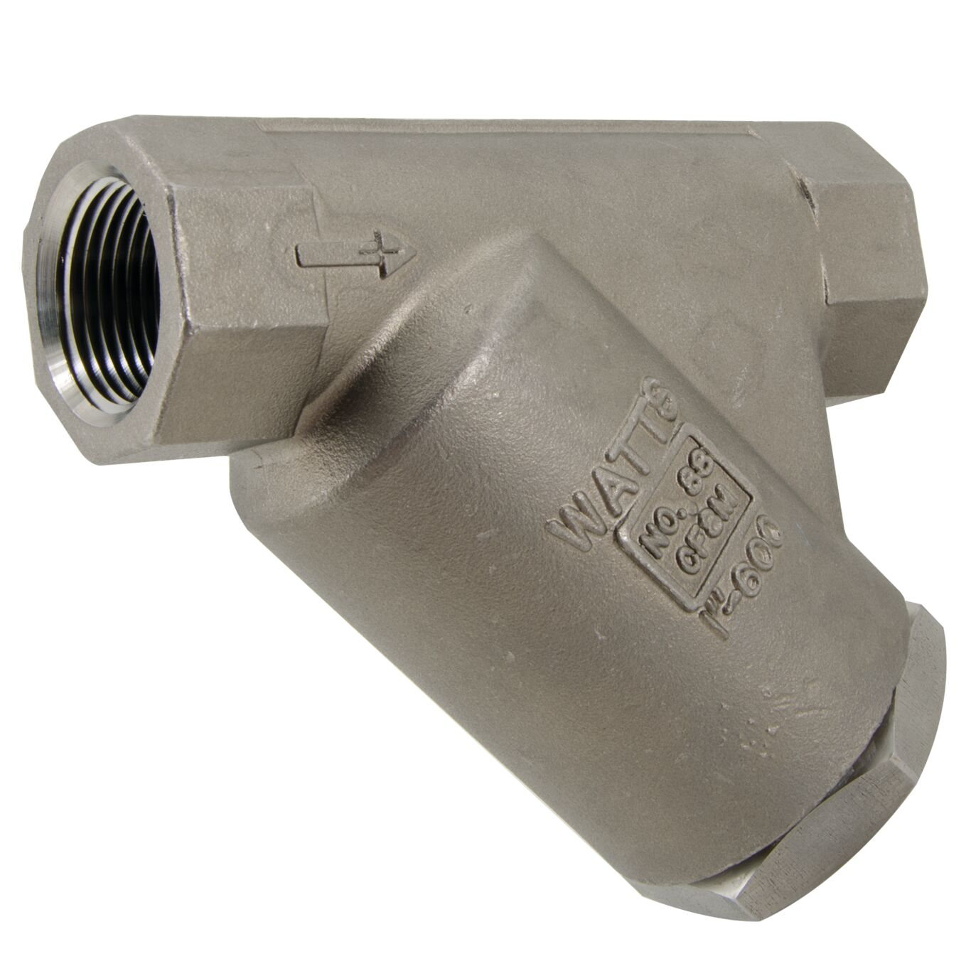 WATTS 88S 1 1/4 Wye Strainer, Inlet Size 1-1/4 Inch, Screen Size 1/16, WOG 1440 Psi | BY6YVU 0701010