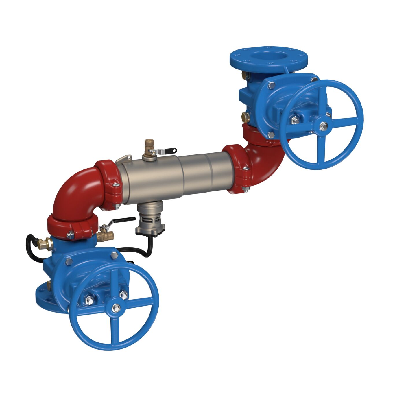 WATTS 957Z-NRS 8 Reduced Pressure Zone Assembly, Flanged Joint, 8 Inch Size, Stainless Steel | BZ7XMZ 0111618