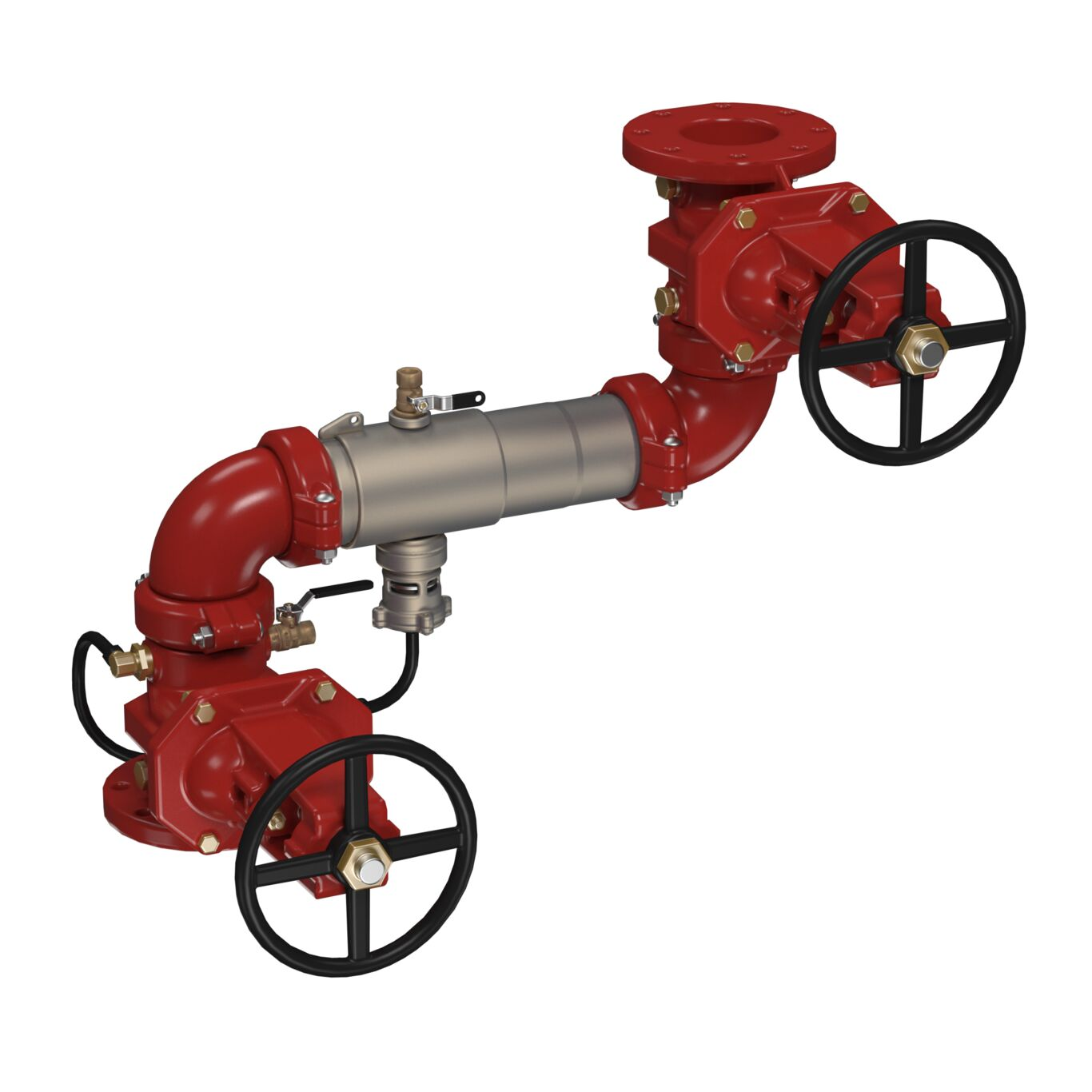 WATTS 957Z-OSY 8 Reduced Pressure Zone Assembly, Flanged Joint, 8 Inch Size, Stainless Steel | BZ7XMJ 0111600