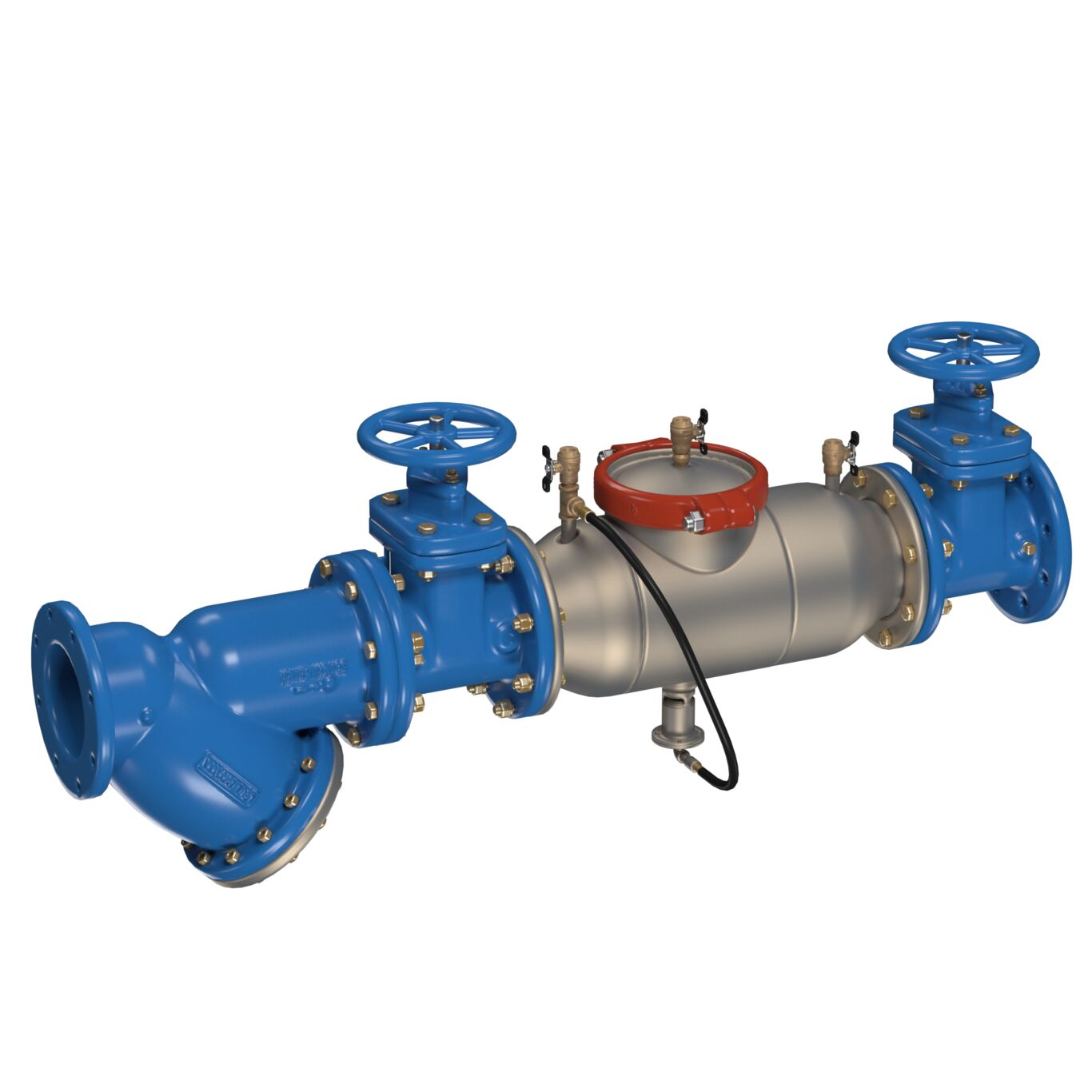 WATTS 994-NRS-S 8 Reduced Pressure Zone Assembly, Flanged Joint, 8 Inch Size, Stainless Steel | CC3GFU 0438067