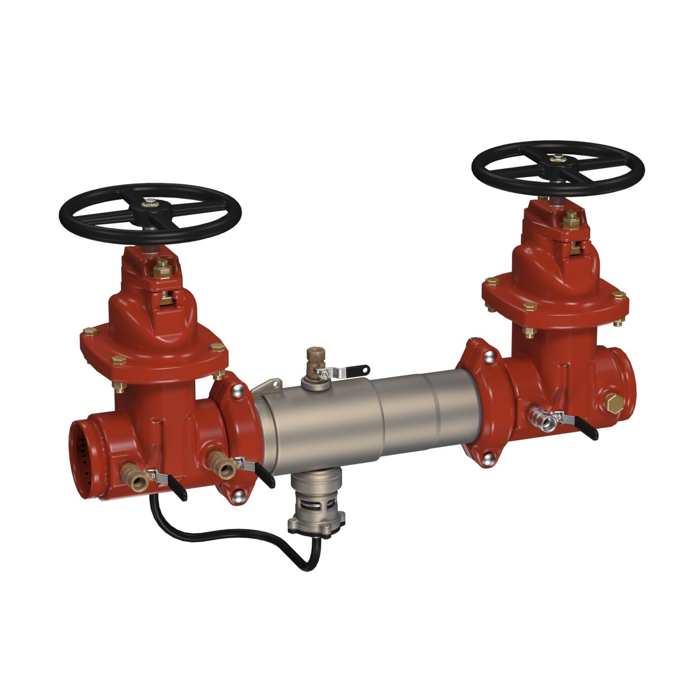 WATTS C400-NRS-GXG 4 Backflow Preventer Assembly, Shutoff Valve, 4 Inch Size, Stainless Steel | CC6UEC 0112118