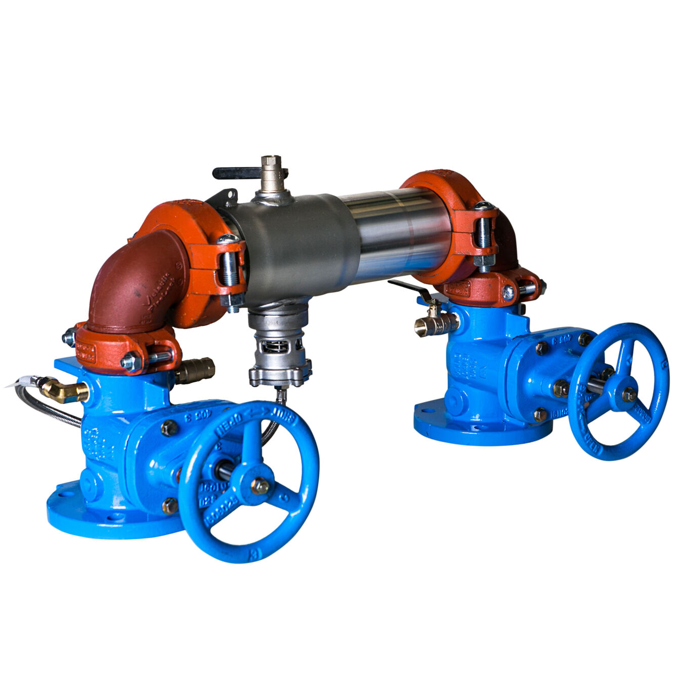 WATTS 957N-NRS 2 1/2 Reduced Pressure Zone Assembly, Flanged Joint, 2 1/2 Inch Size, Stainless Steel | BZ7XMP 0111608