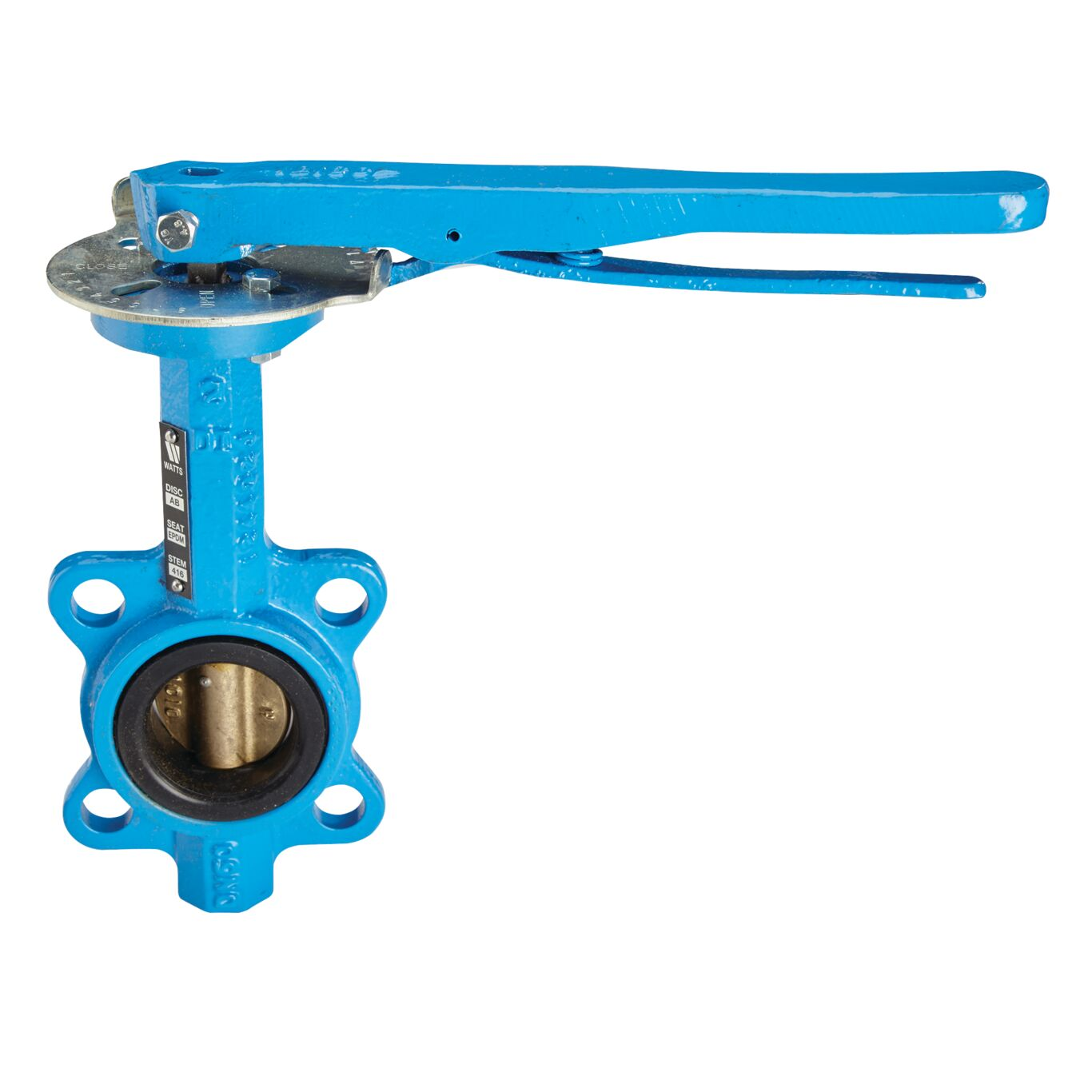 WATTS DBF-04-121-15-M2 2 Domestic Wafer Butterfly Valve, 214 In. Lbs. Torque, 2 Inch Inlet | BY6TZH 0525327