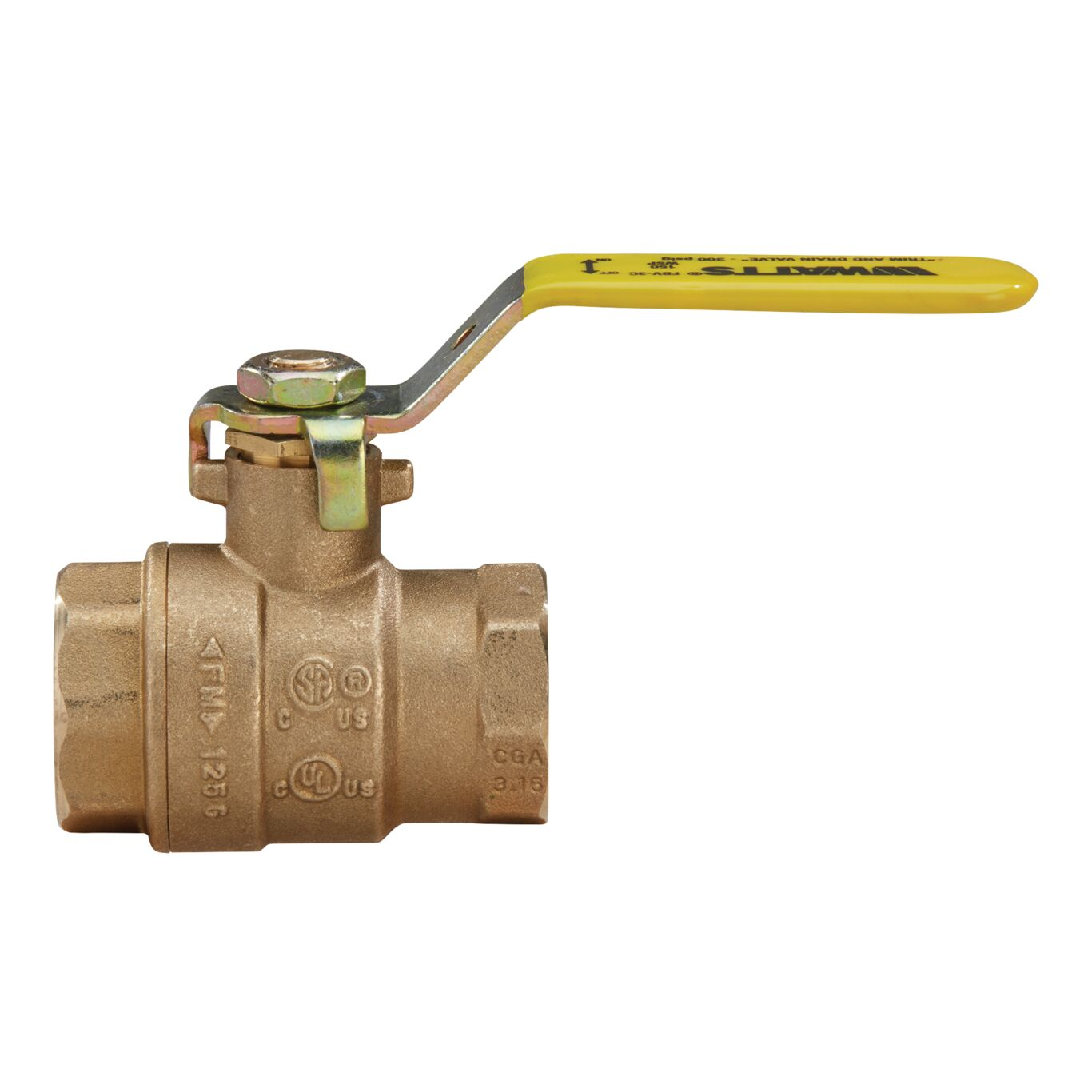WATTS FBV-3C 3 Ball Valve, 3 Inch Inlet, 400 Deg. F Max. Temp., 400 Psi | BY6QYV 0547109