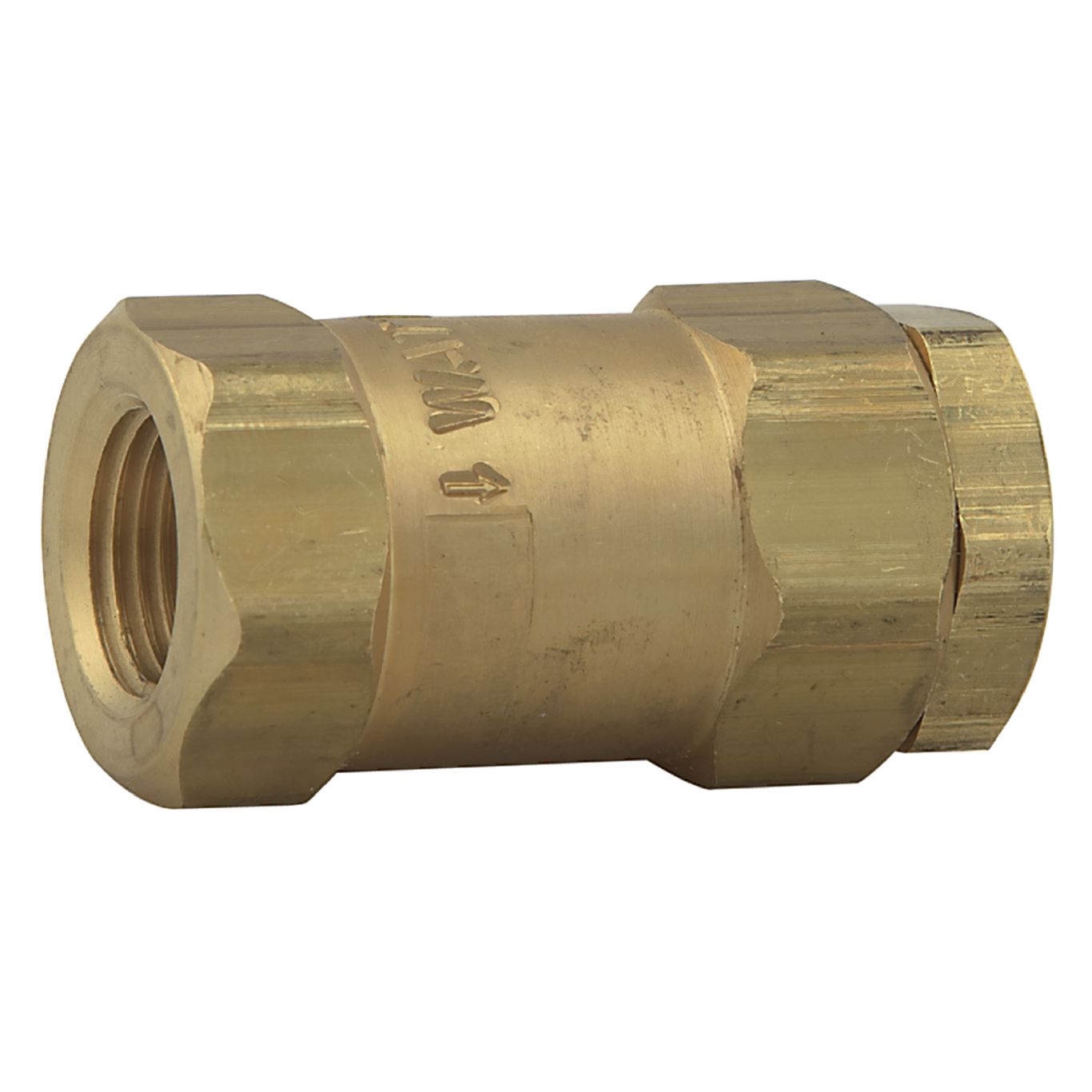 WATTS LF6 1/2 Check Valve, Straight, 200 Psi, 1/2 Inch Inlet, Copper Silicon | CB2FJE 0123068