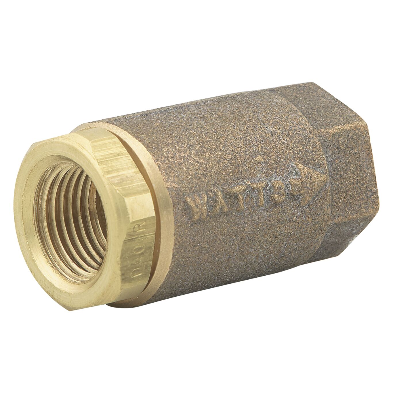 WATTS LF600 3/8 Check Valve, Straight, 400 Psi, Female Thread, Npt, 3/8 Inch Size | CA2KBC 0555174