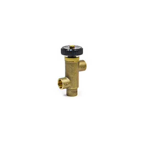 Hot Water Extender Mixing Valve, Lead Free, 1/2 Inch Size, Solder