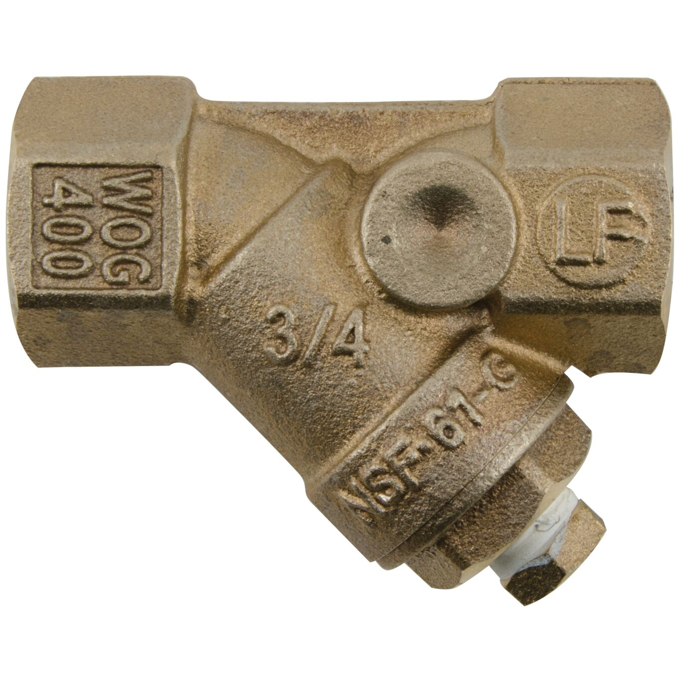 WATTS LF777SI 3/4 Wye Strainer, Inlet Size 3/4 Inch, Operating Temperature 178 Degrees C | BY7XHE 0379112