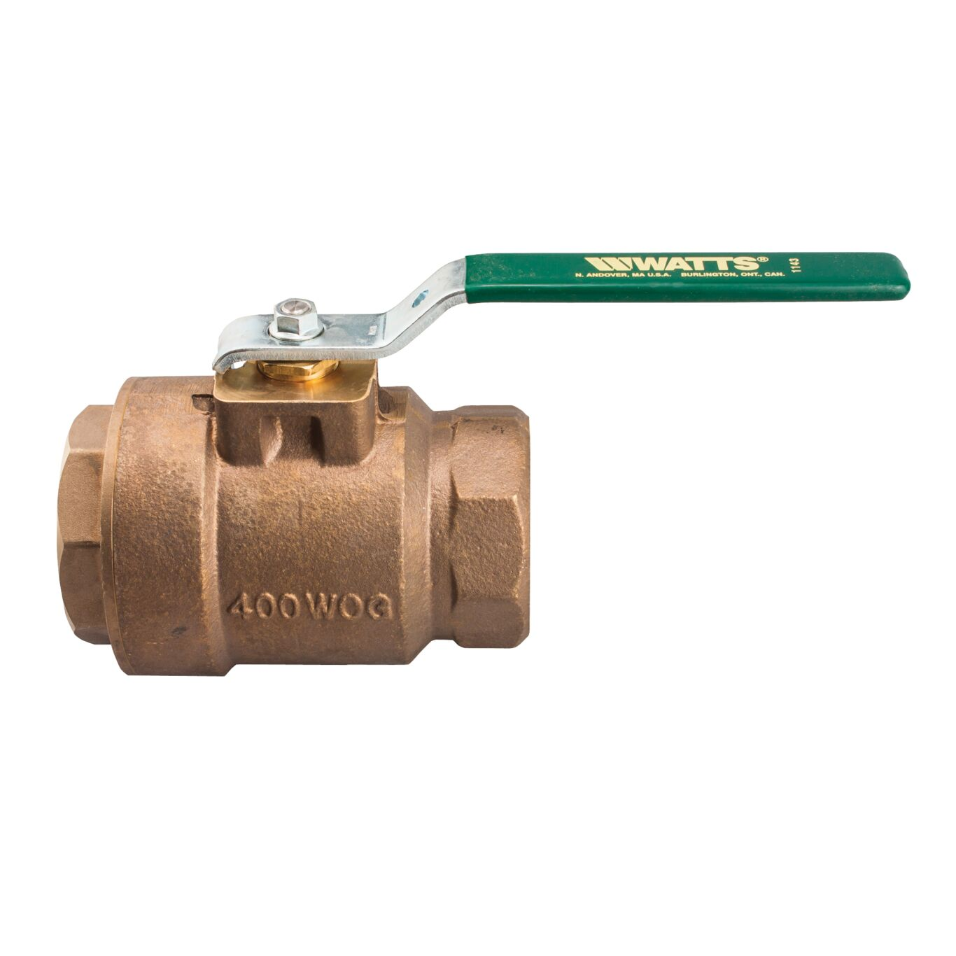 WATTS LFB6000 2 1/2 Ball Valve, 2 1/2 Inch Inlet, 450 Deg. F Max. Temp., 600 Psi | BY9XCA 0555192
