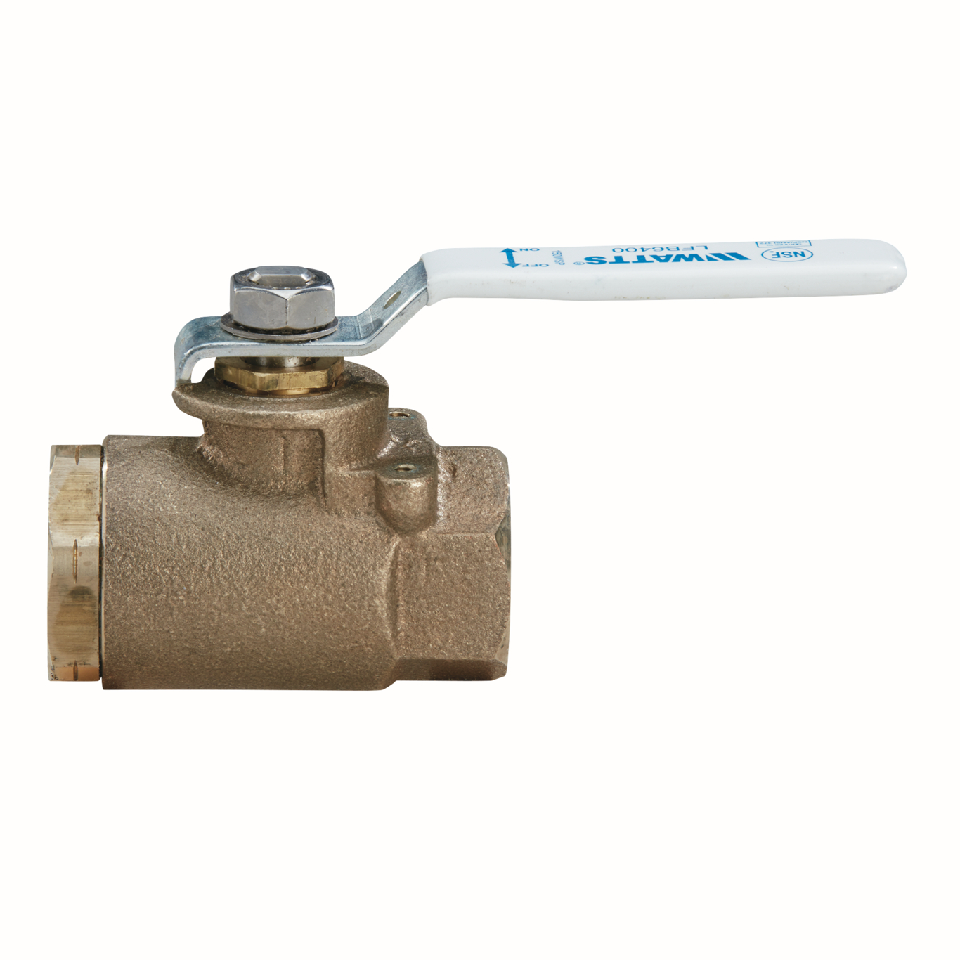 WATTS LFB6400 3/8 Ball Valve, 3/8 Inch Inlet, 450 Deg. F Max. Temp., 600 Psi | BY9WEP 0123192
