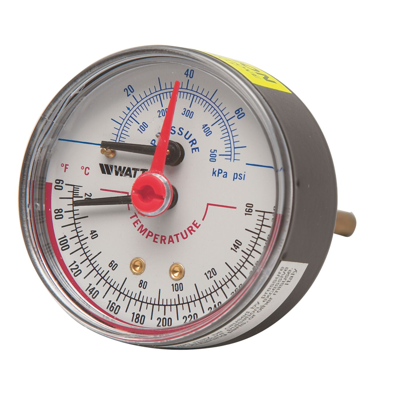 WATTS LFDPG3-1 1/2 0-60 1/8 Pressure Gauge, 1/8 Inch Inlet, -4 To 176 Deg. F, 0 To 60 Psi | BT6KHV 0121711