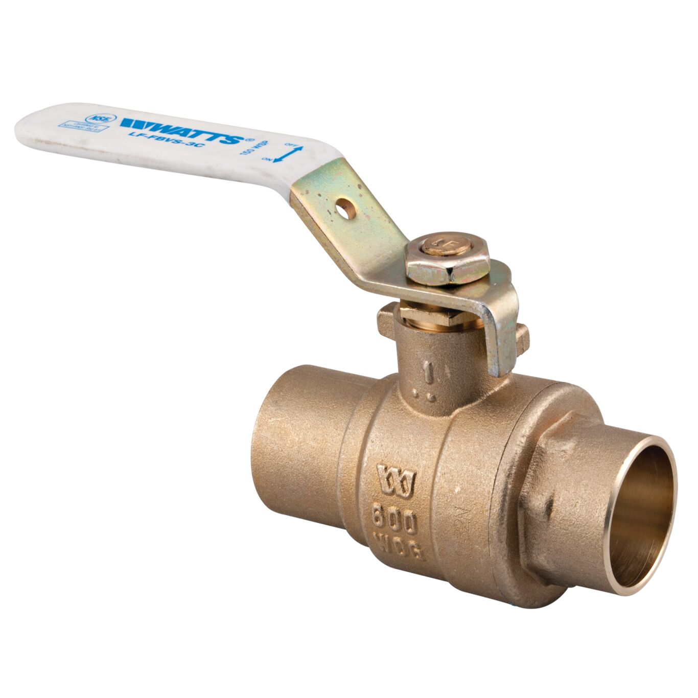 WATTS LFFBV-3C-LH 2 Ball Valve, 2 Inch Inlet, 400 Deg. F Max. Temp., 600 Psi | BY9XAW 0555099