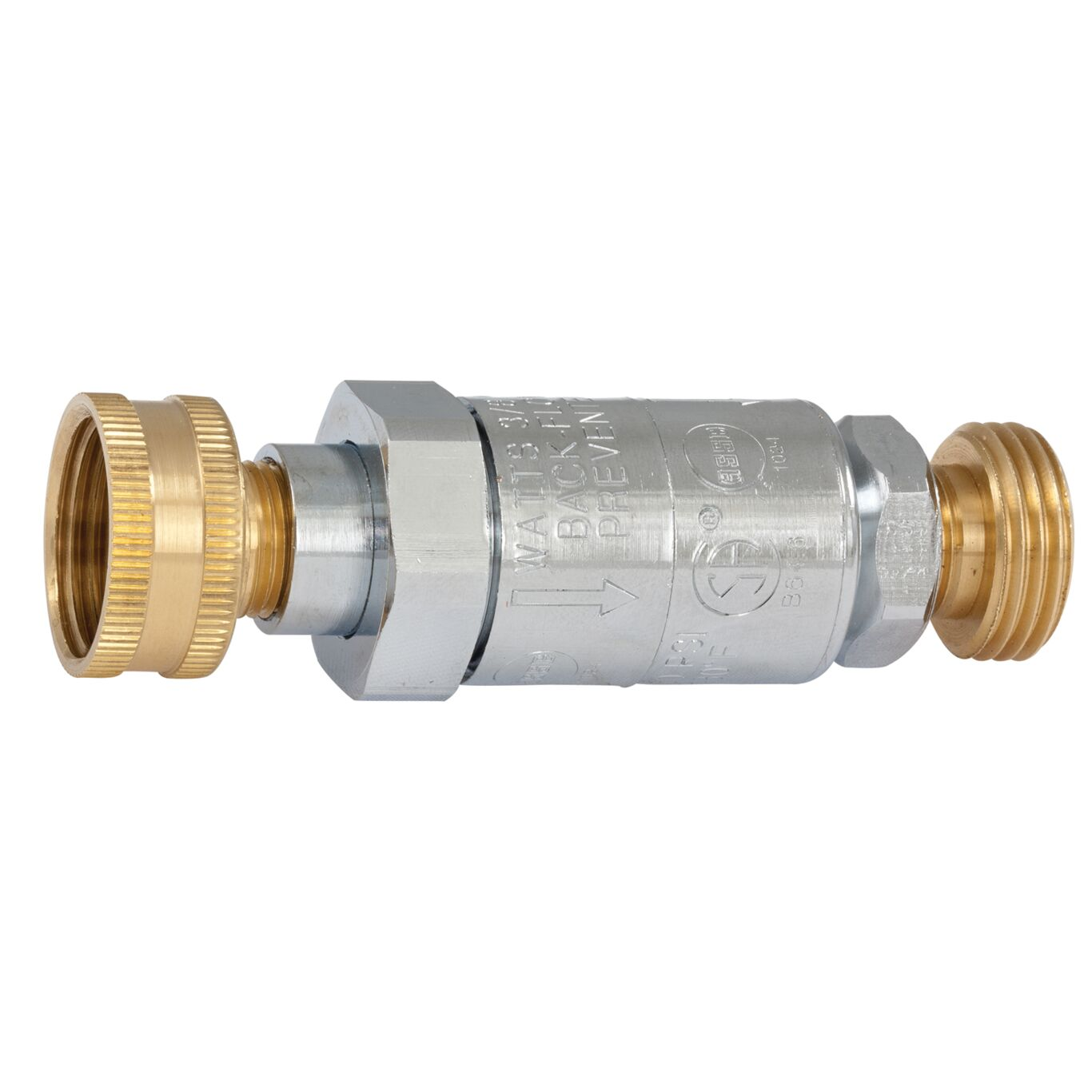 WATTS LFH7C 3/4 Dual Check Valve, Inline, 3/4 Inch Size, Brass | BY6PNP 0792078