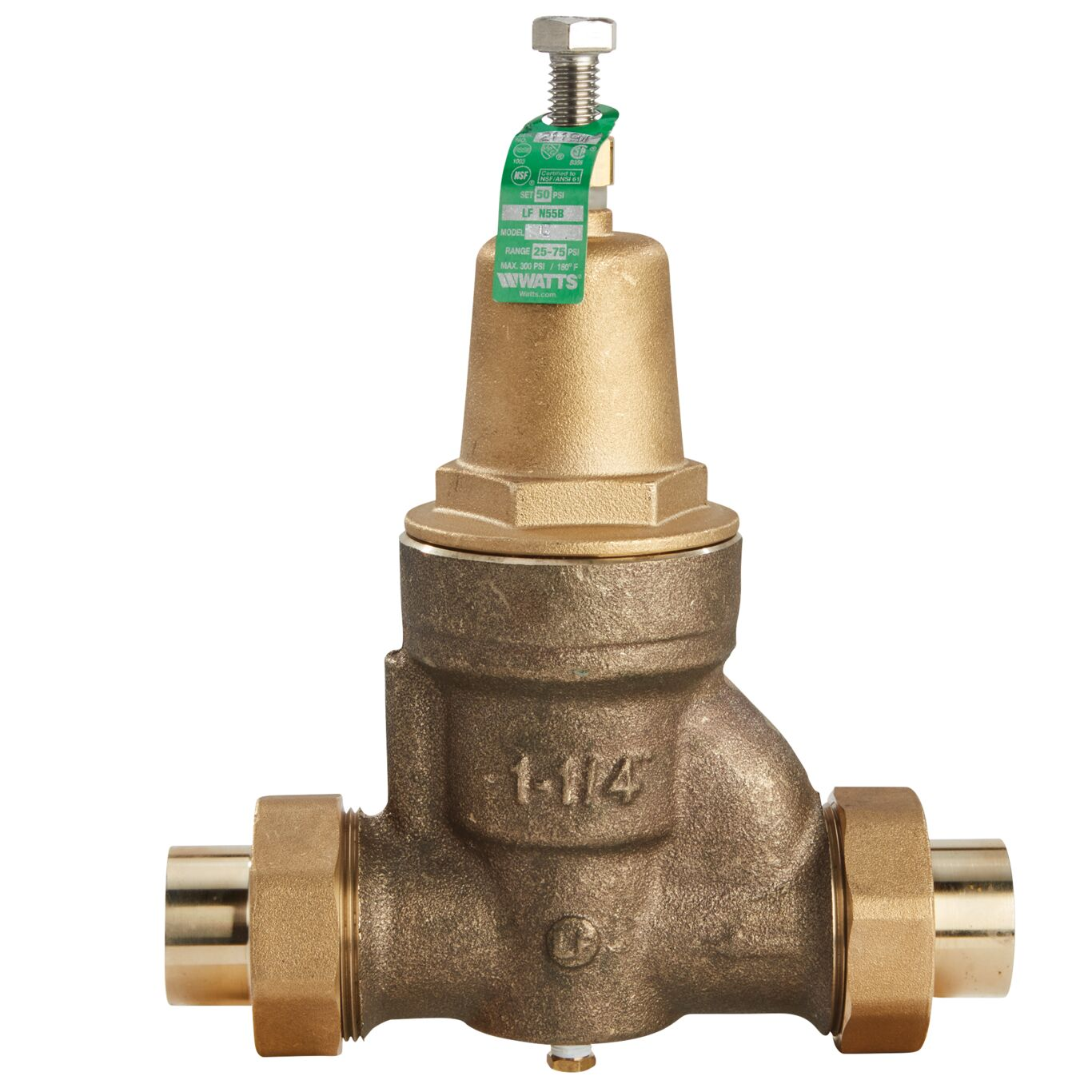 WATTS LFN55BDU-S-G 1 1/4