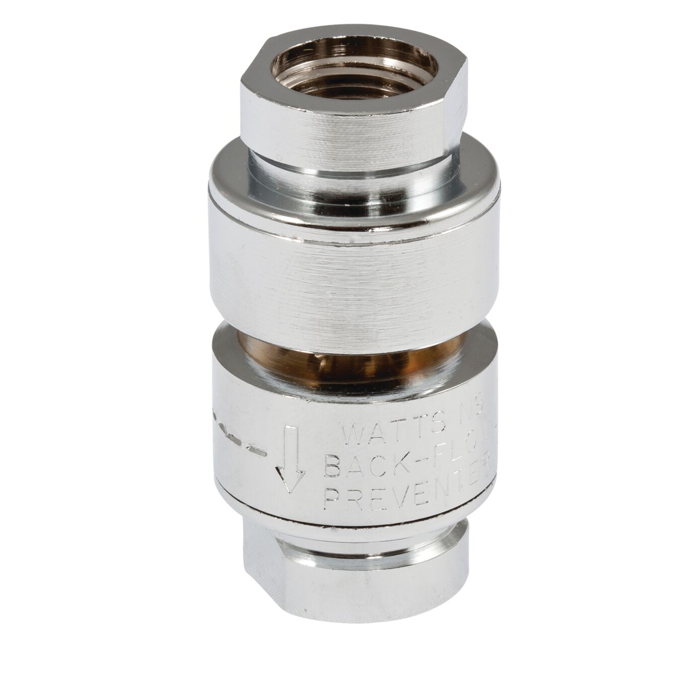 WATTS LFN9C-M5 3/8 Dual Check Vacuum Breaker, Inline, 3/8 Inch Size, Brass | CC8ZRH 0124818