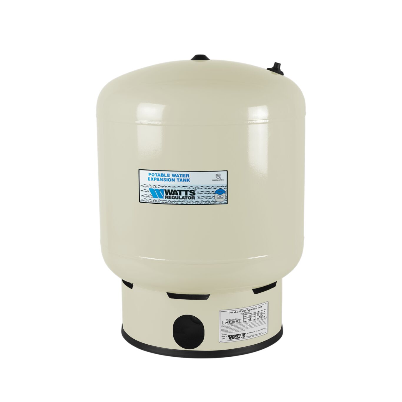WATTS PLT-35 Potable Water Expansion Tank, 1 Inch Inlet | BP4DVC 0067373