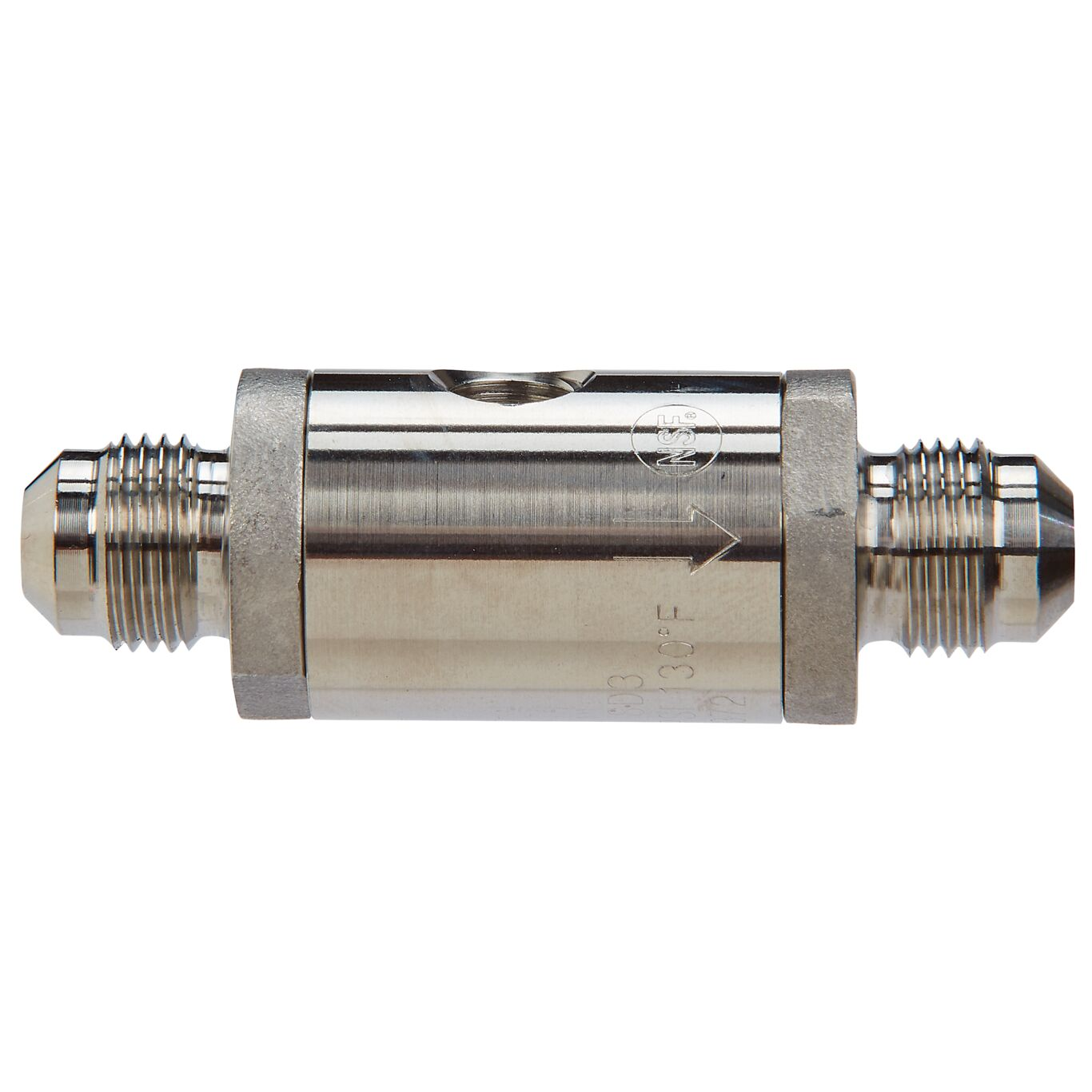 WATTS SD-3-LS-MFXMF 3/8 Dual Check Valve, Flare Joint, 3/8 Inch Size, Stainless Steel | CC9NTH 0061678