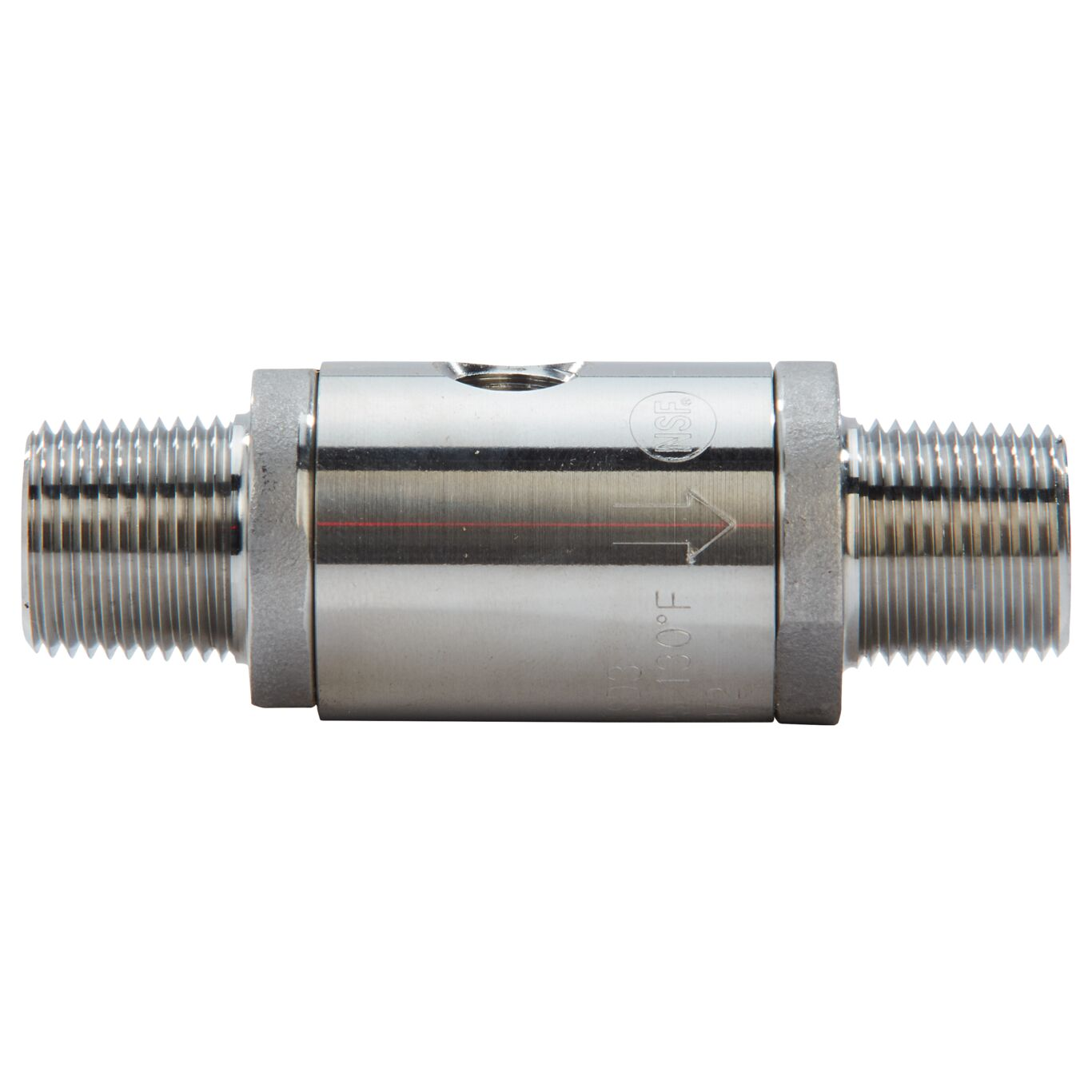 WATTS SD-3-MN-LS 3/8 Dual Check Valve, 3/8 Inch Size, Stainless Steel | CB9VKV 0061670