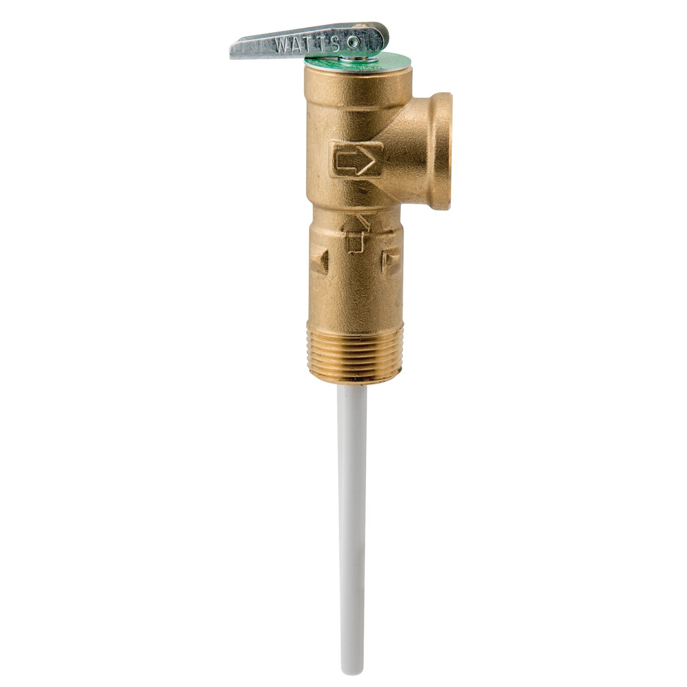 WATTS L100XLM7-3-125210 3/4 Temperature And Pressure Relief Valve, Male Thread, Npt, 3/4 Inch Size, Brass | BP3YEH 0066134