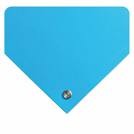 Esd Work Surface Material, 2Ft X 4Ft, Blue