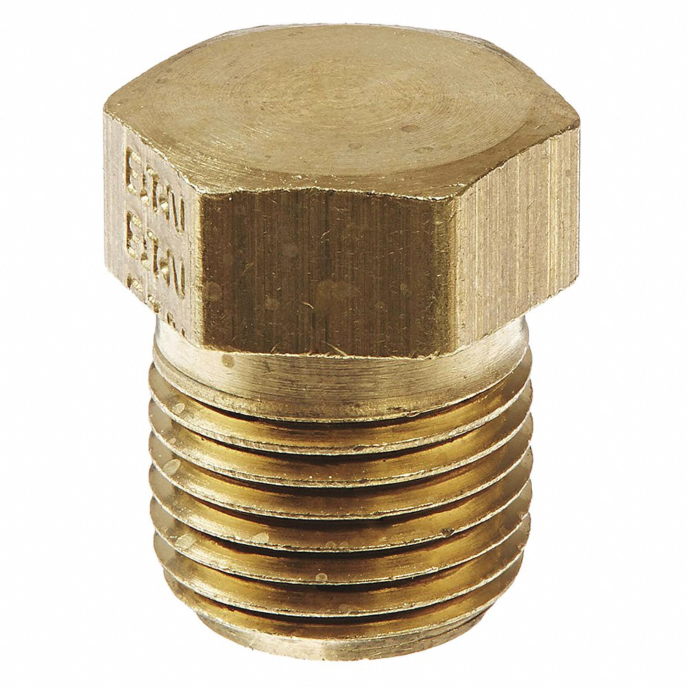 WEATHERHEAD 3152X2 Hydraulic Hose Adapter, 1/8 Inch Size, Male, Brass | CJ2MKL 55DV43