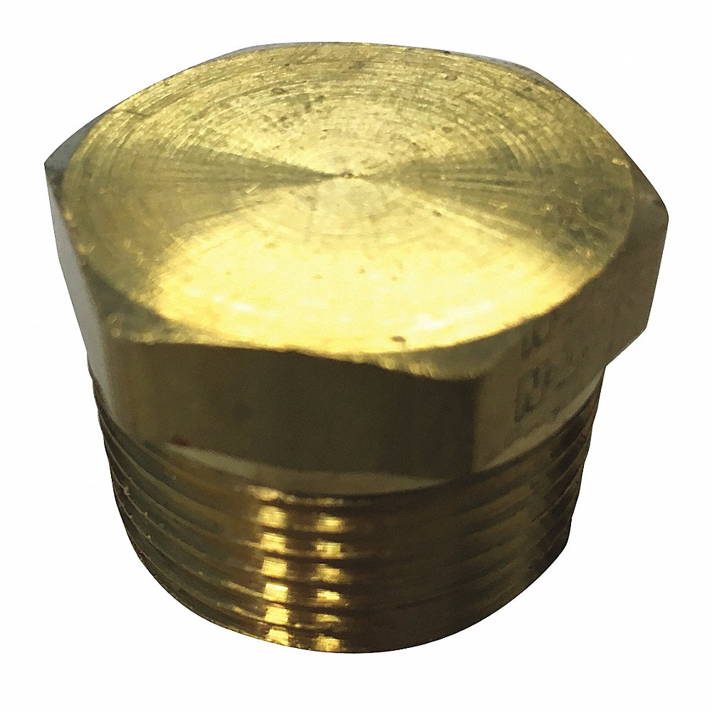 WEATHERHEAD 3152X6 Hydraulic Hose Plug, Brass, 3/8 Inch Fitting, 1200 psi Max. Working Pressure | CJ2NFL 20KF46