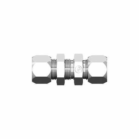 WEATHERHEAD 7325X04X04 UNION, BULKHEAD, COMPRESSION X COMPRESSION, Straight Bulkhead Union | CU9UQL 787T94