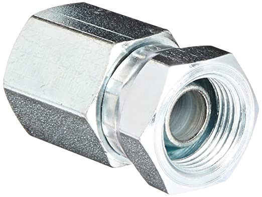WEATHERHEAD 9255X6X6 Hydraulic Hose Adapter, 3/8 x 3/8 Inch Size, Female, NPSM x NPTF | CJ2NAV 20KG35