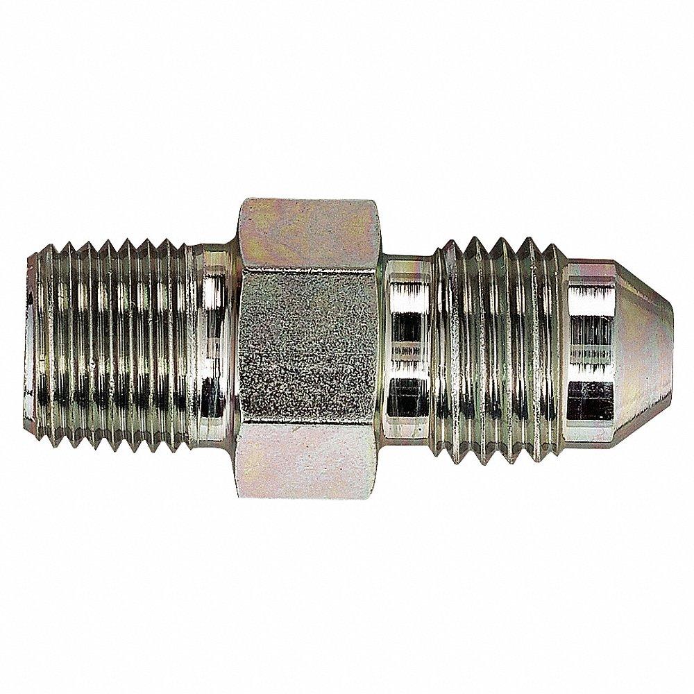 WEATHERHEAD C5205X4 Hydraulic Hose Adapter, 1/4 x 1/8 Inch Size, Male, NPTF x JIC, Rigid, Straight | CJ2NDB 20KG65
