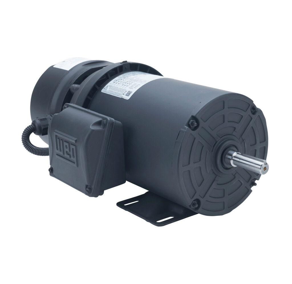 WEG 00118ET3EBM56-S AC Induction Motor with Brake, General Purpose And Inverter Rated, 1Hp, 3-Phase | CV6LCX