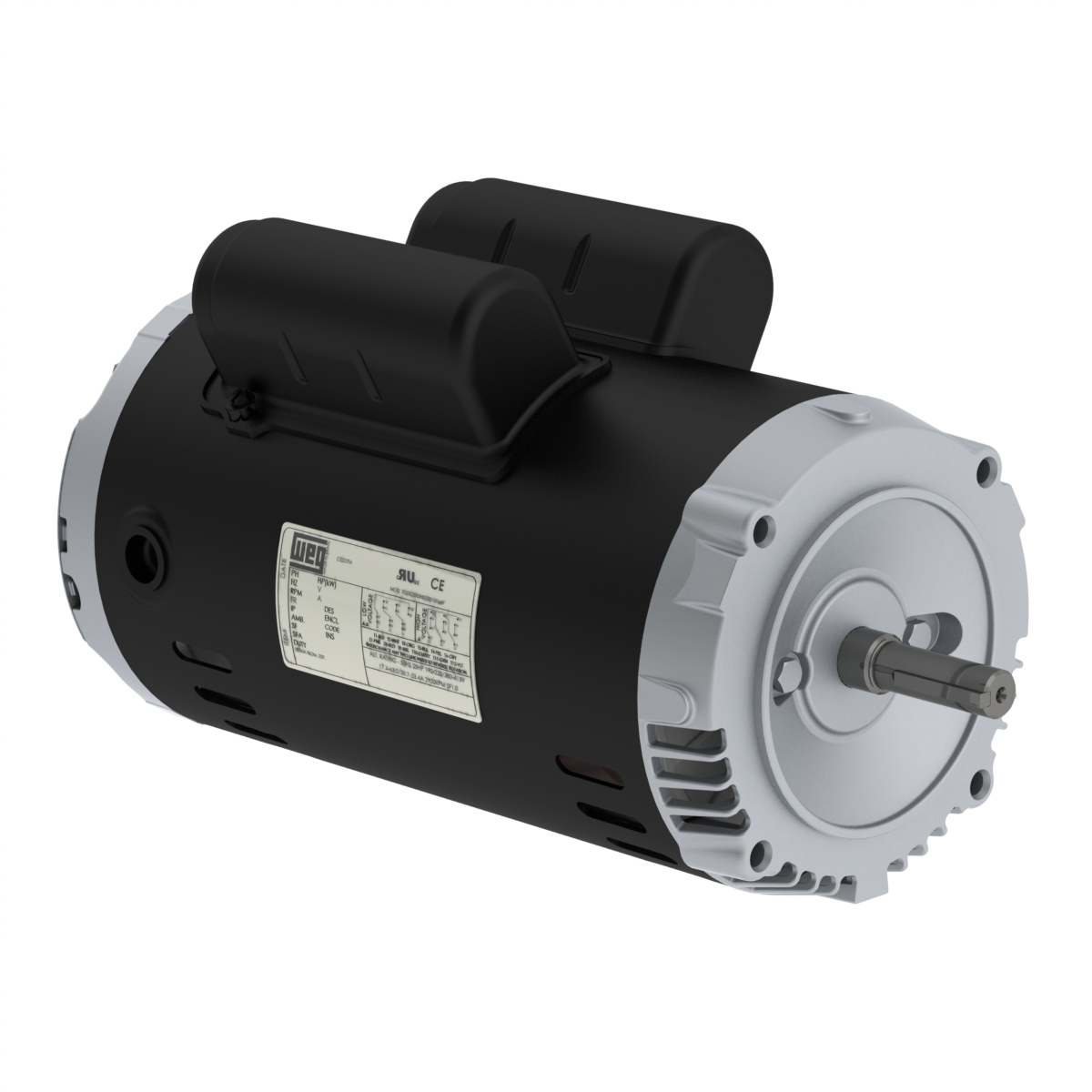 WEG 00118OT1B56CFL-S Electric Motor, 1Hp, 60Hz, 1800 Rpm | BB8ZNY