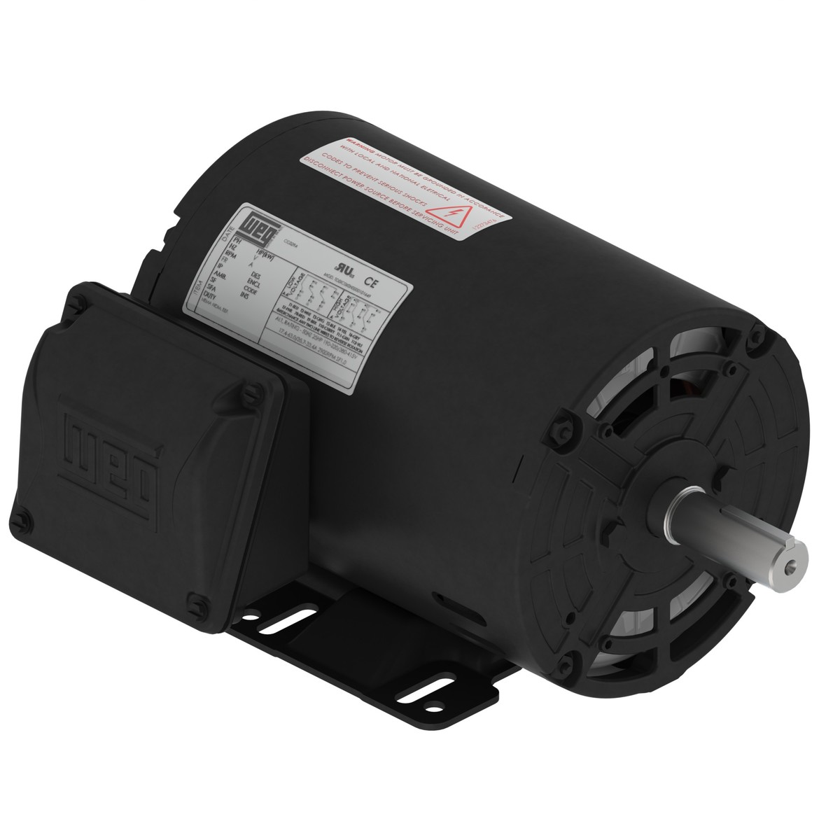 WEG 00218OT3J145T-S Electric Motor, 2Hp, 60Hz, 1800 Rpm | BC3HDD