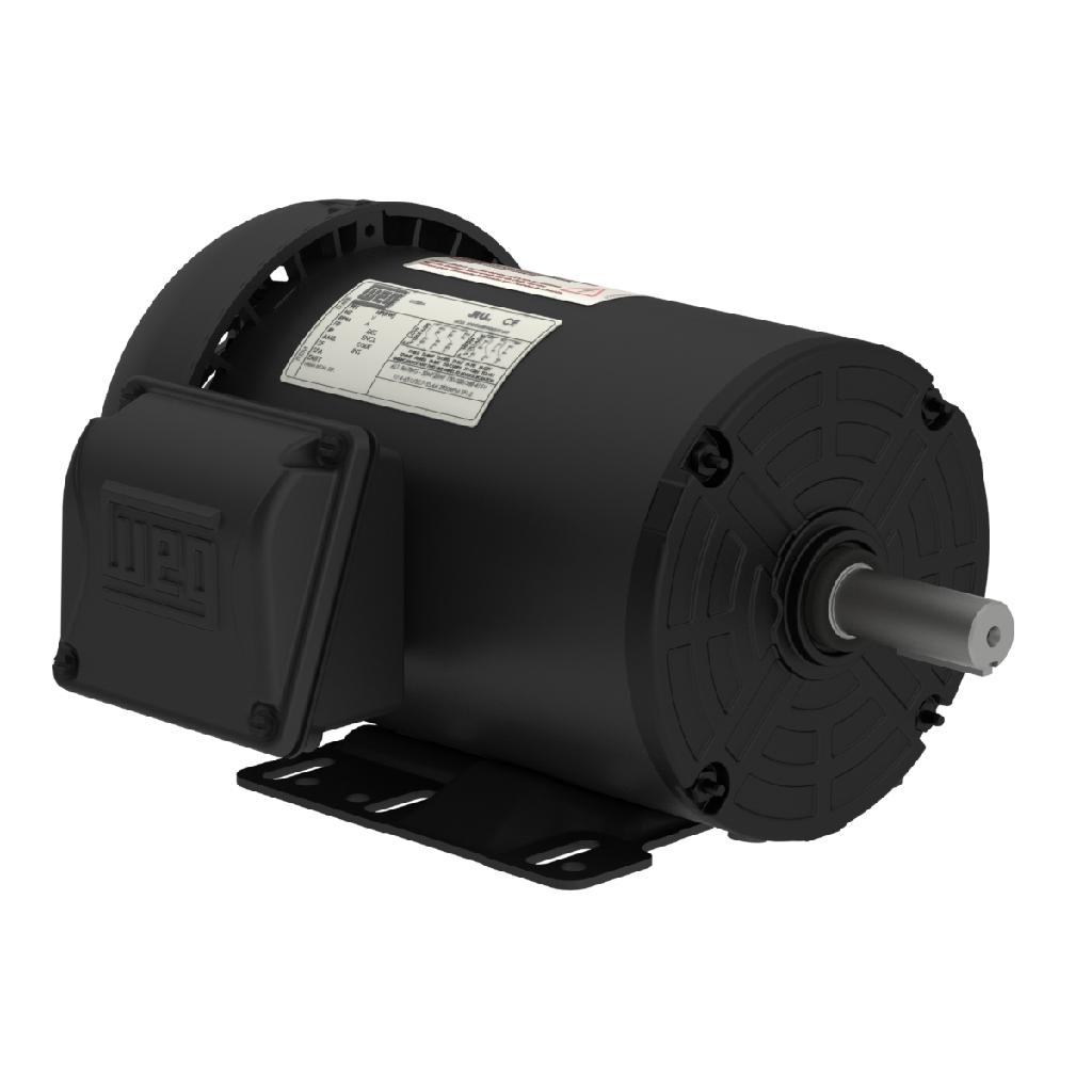 WEG 00136ET3H143T-SG Electric Motor, 1Hp, 60Hz, 3600 Rpm | BB9VKD