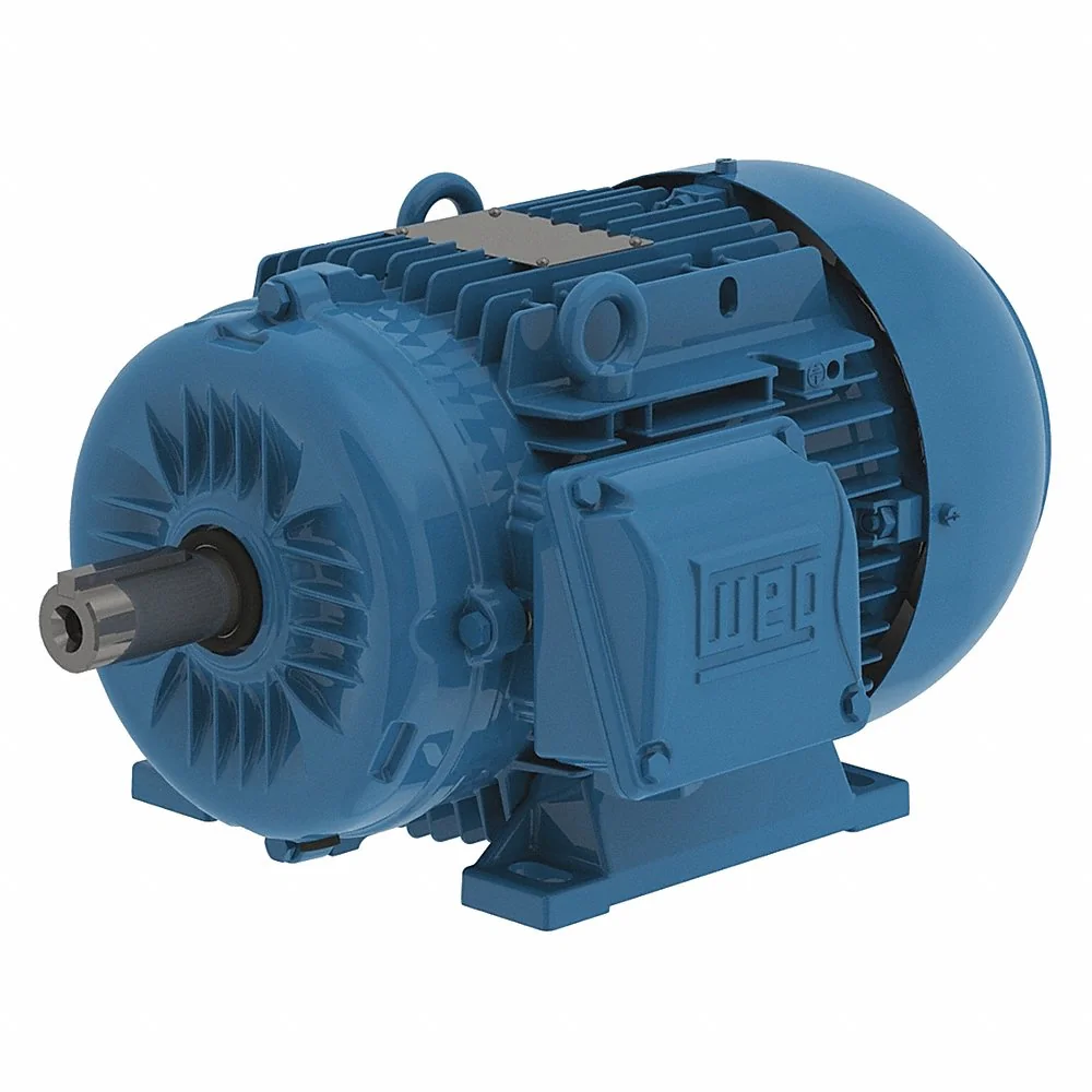 WEG 13984007 Metric Motor, Totally Enclosed Fan Cooled, Rigid Base Mount, 2 HP, 3485 RPM, 460V AC | CL4YFZ