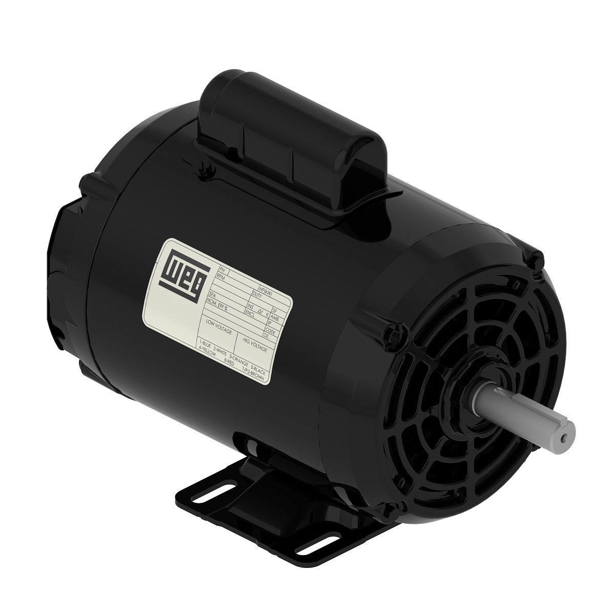 WEG 00156ES1B56-S Electric Motor, 1 1/2Hp, 60Hz, 3600 Rpm | BB7FCT