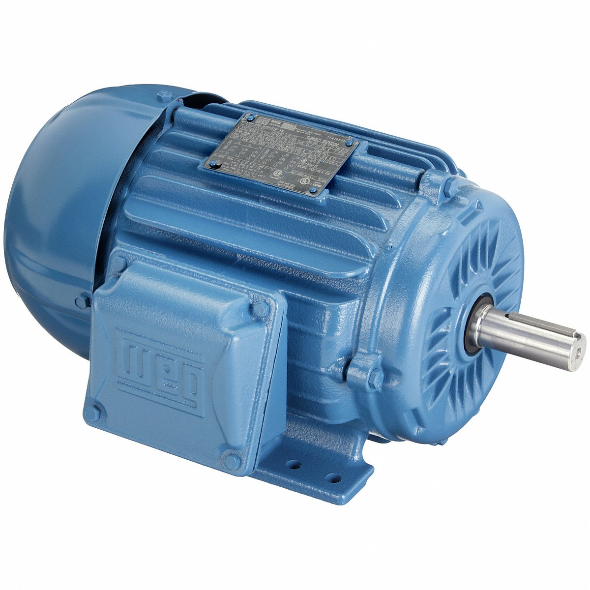 WEG 00218ET3E145T-W22 Motor, 3 Phase, 2 Hp, 1750 208-230/460V, Eff 86.5 | AE7TUY 6AJA4