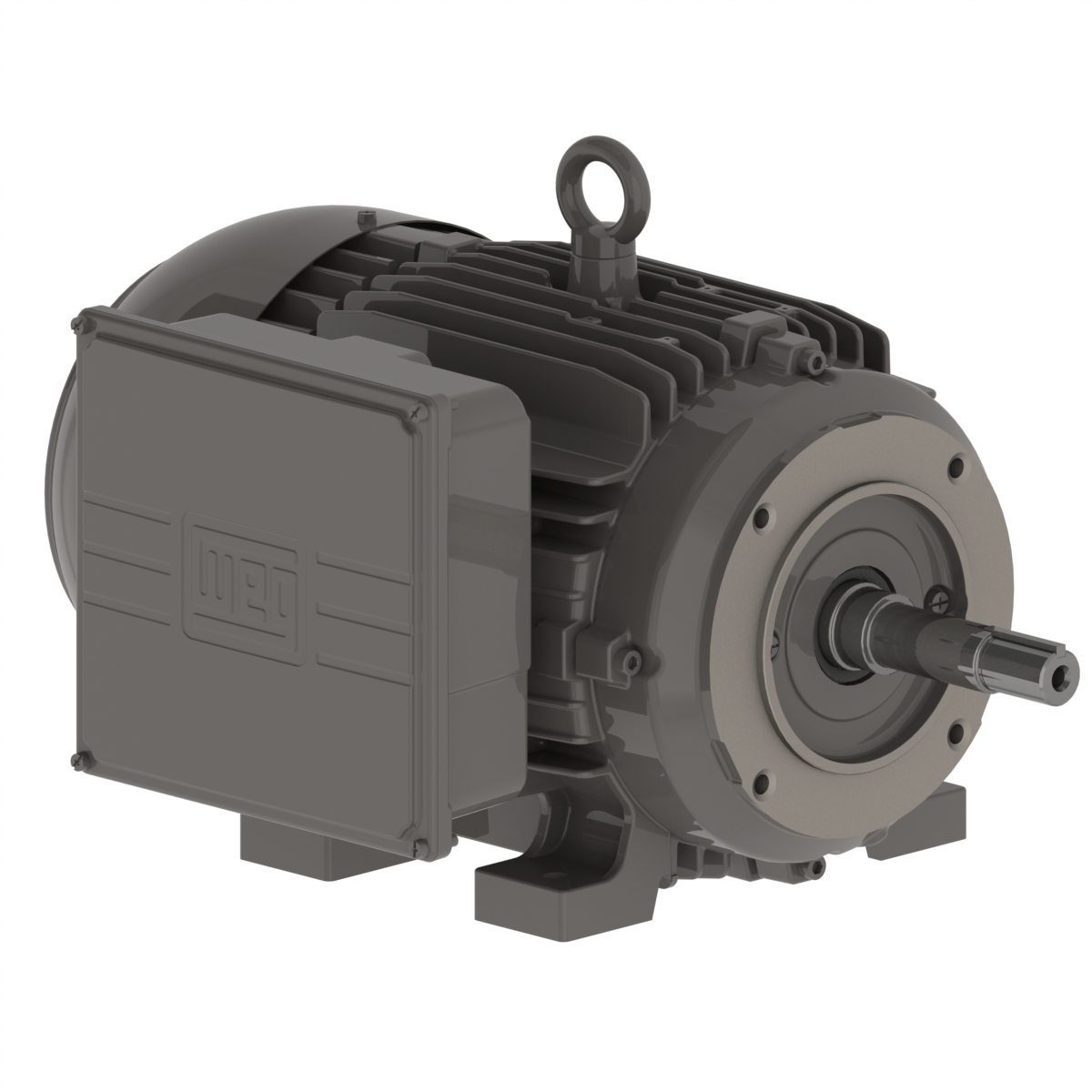 Close Coupled Pump Motor, 3600 rpm, 5 HP, 60 Hz, 208-230/460 V