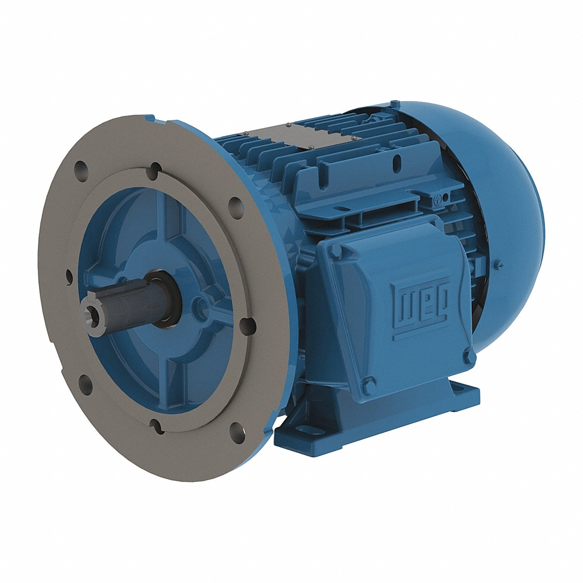 WEG 13984012 Metric Motor, Totally Enclosed Fan Cooled, Face/Base Mount, 2 HP, 1755 RPM, 460V AC | CL4YFR