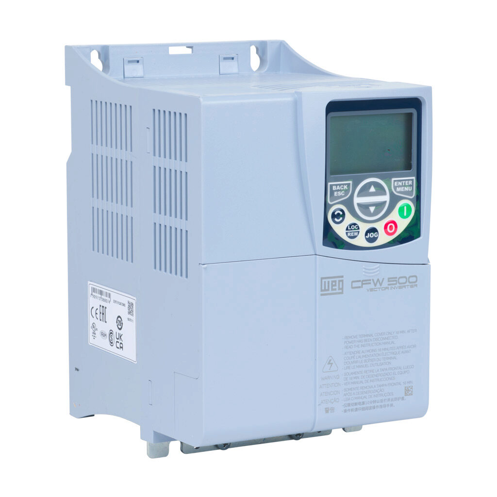 WEG 15575711 AC High-Performance Drive, Enclosed, 460 VAC, 10Hp With 3-Phase Input, C Frame | CV6LBT