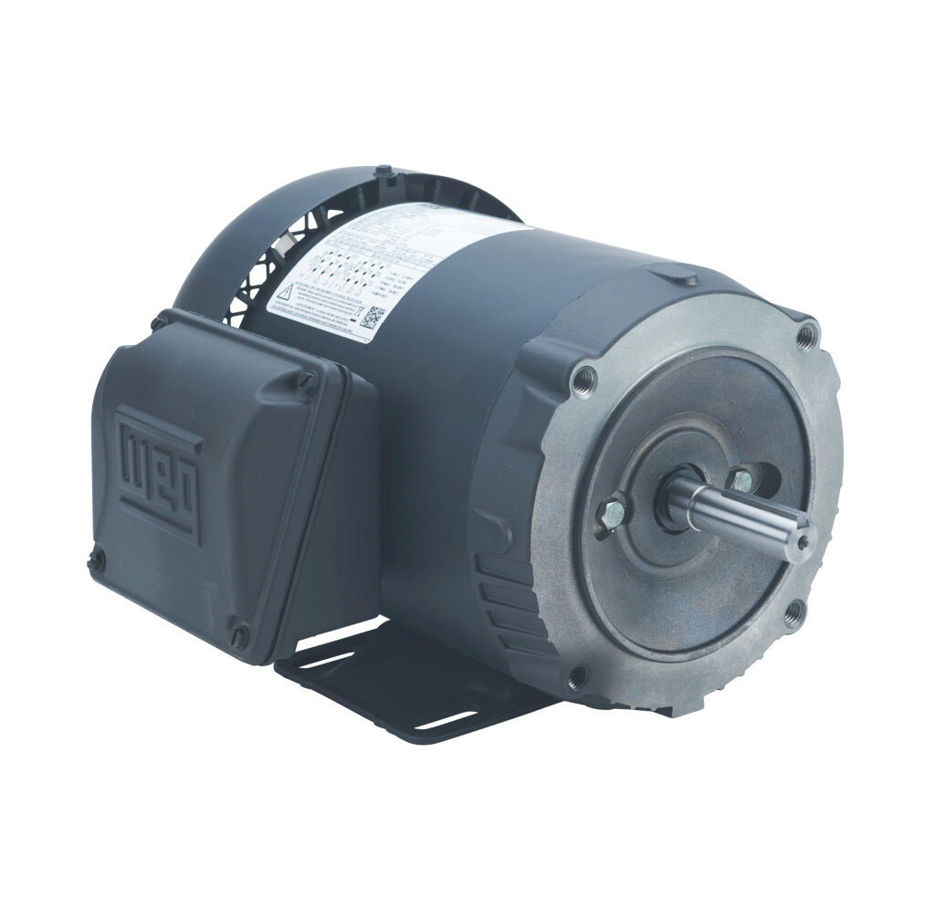 General Purpose Motor, 3 Phase, Tefc 1/3 Hp, 1765 Rpm, 56c