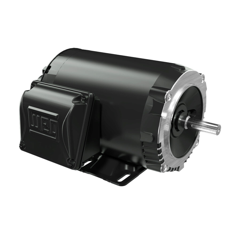 WEG .5018NT3FVD56C-S AC Induction Motor, High-Performance Inverter Duty, 1/2Hp, 3-Phase, 230/460 VAC, 1800 rpm | CV6LCQ