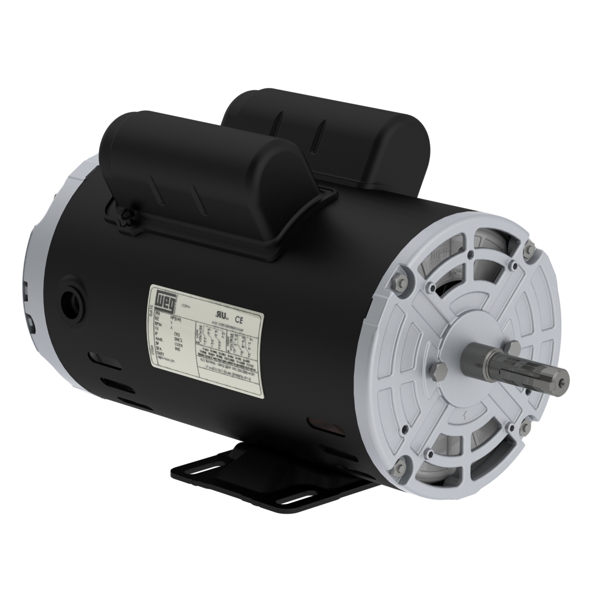WEG .7518OT1B56-S Electric Motor, 3/4Hp, 60Hz, 1800 Rpm | BB8NZD