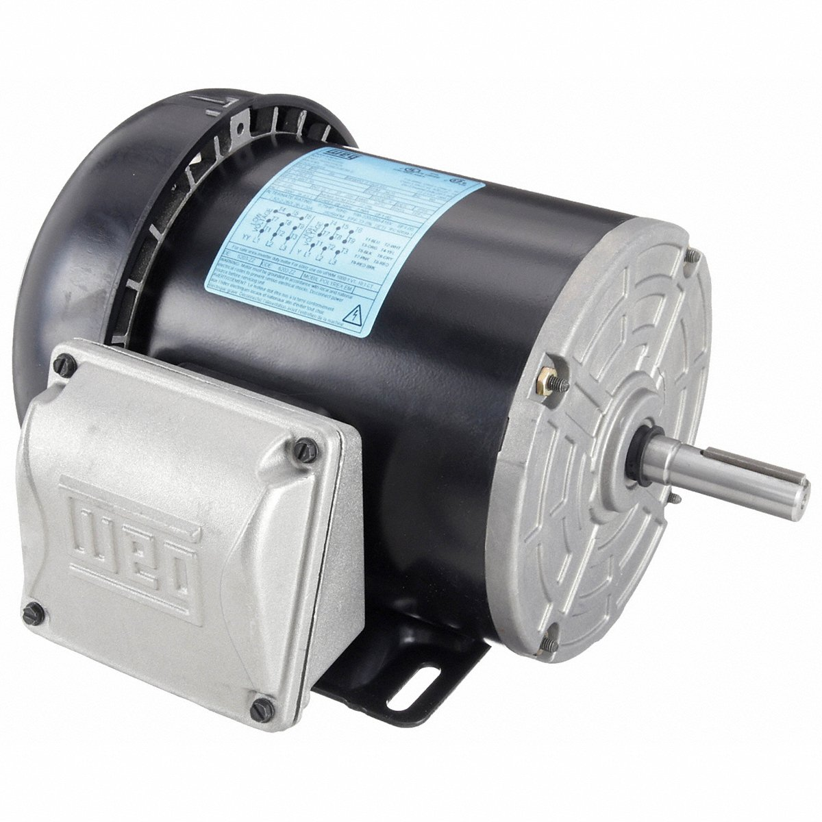 General Purpose Motor, 3 Phase, Tefc 3/4 Hp, 3475 Rpm, 56