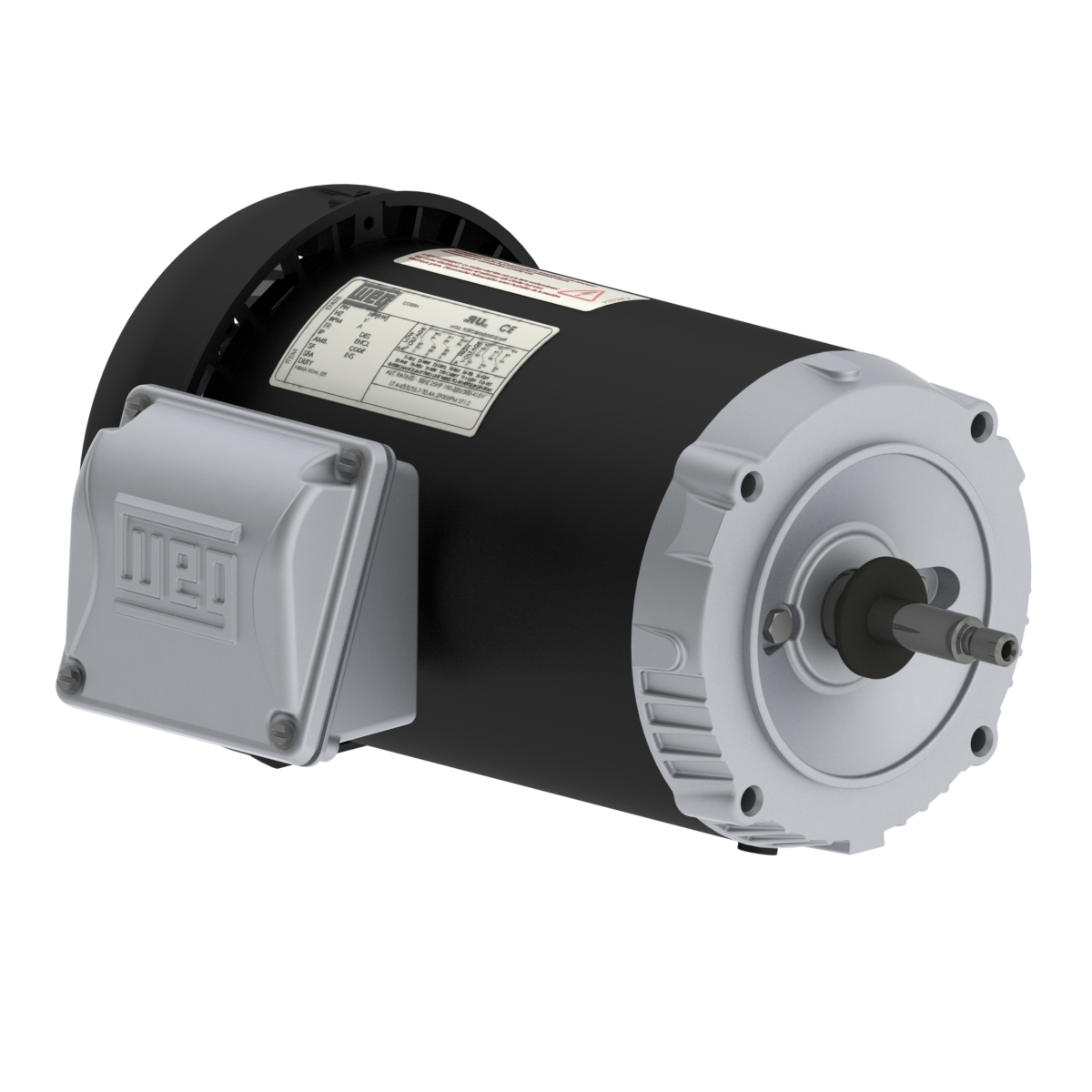WEG .7536ES3EJPR56J-S Electric Motor, 0.75Hp, 60Hz, 3600 Rpm | BB7HWQ