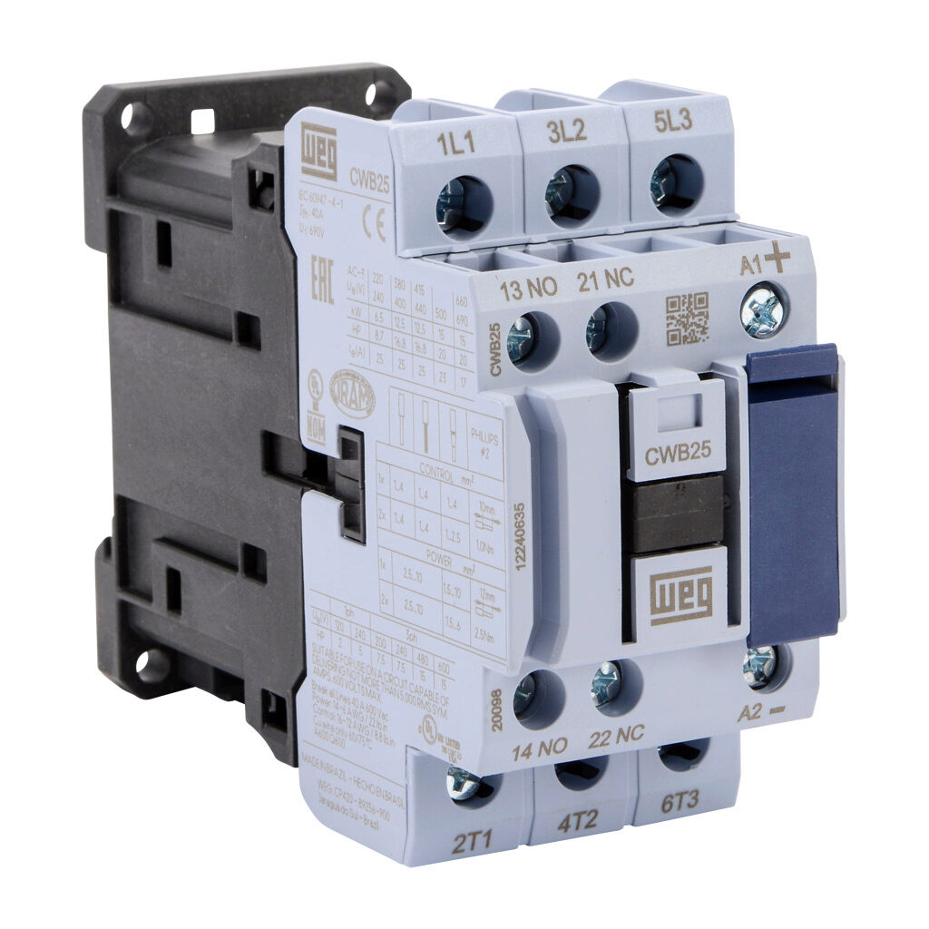 WEG CWB25-11-30C03 Contactor, 24V DC | BB3JLZ